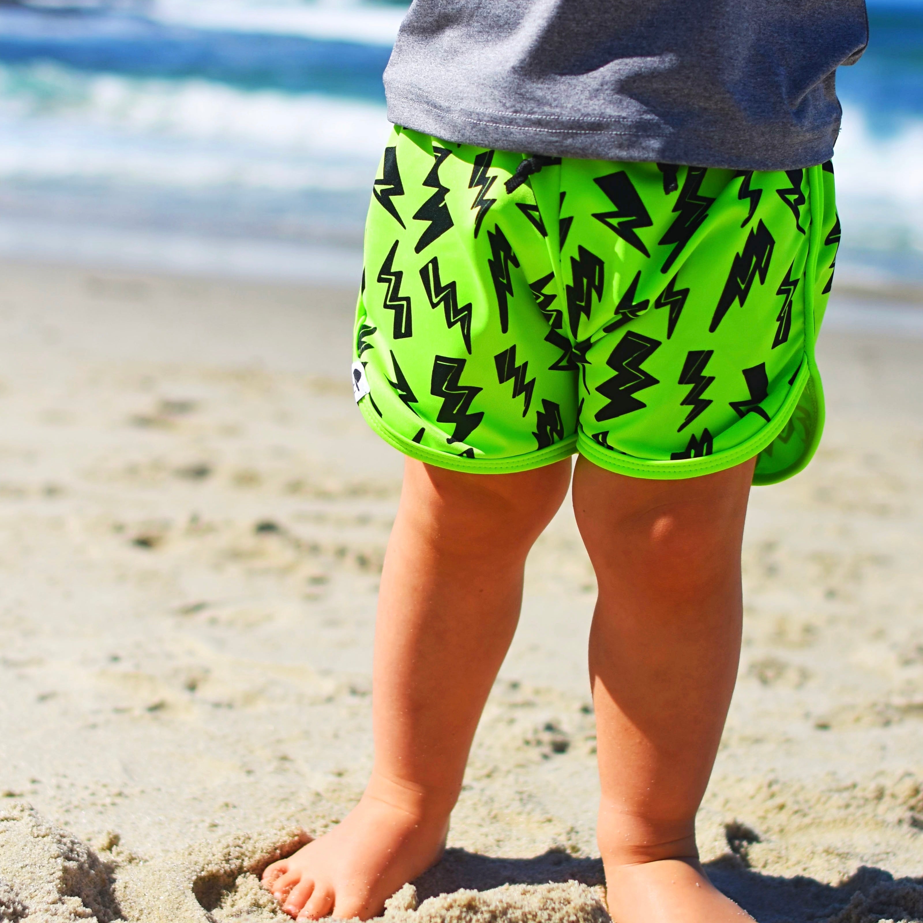 Neon Spotfast™ Bolt Track Swim Shorts