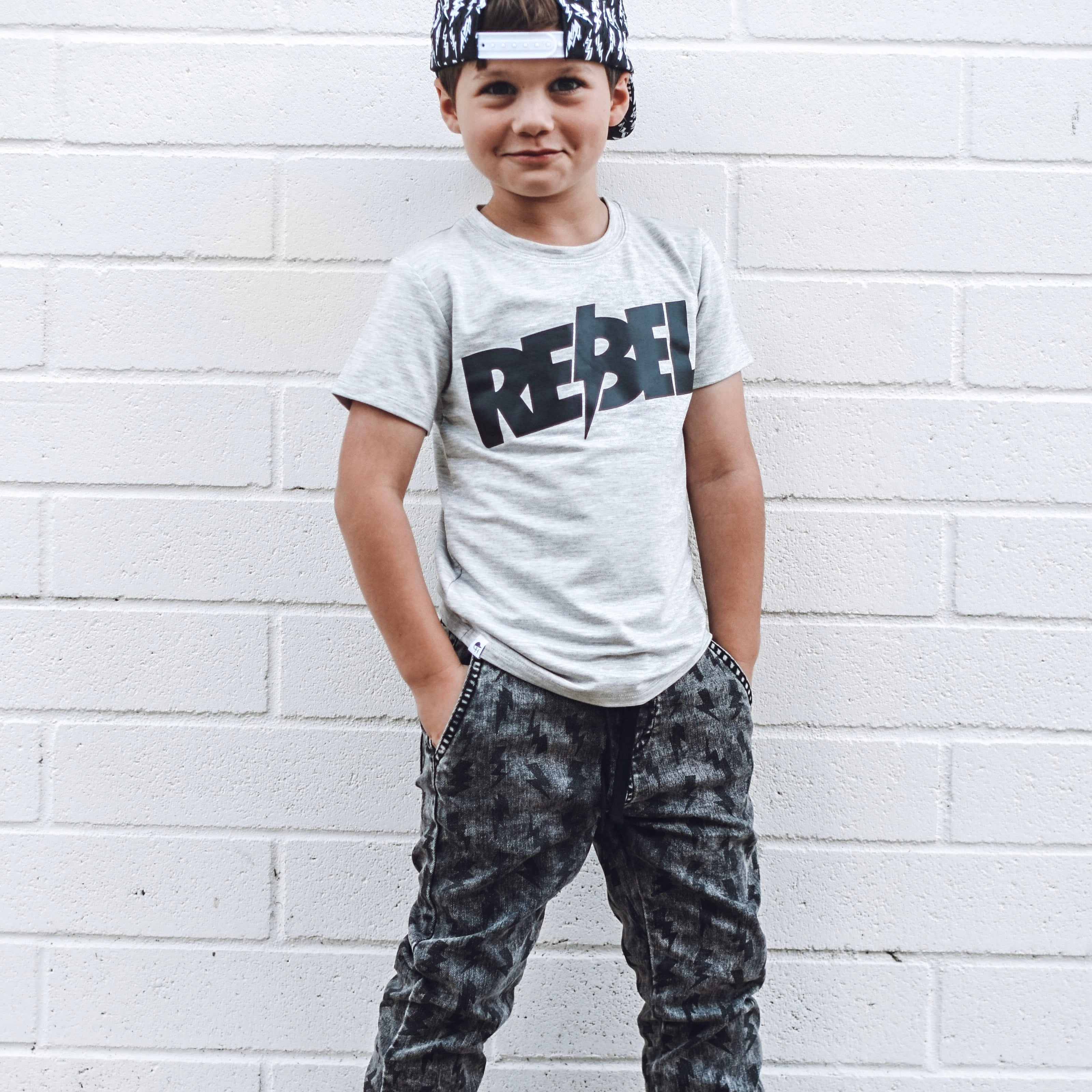 Bolt Denim Joggers