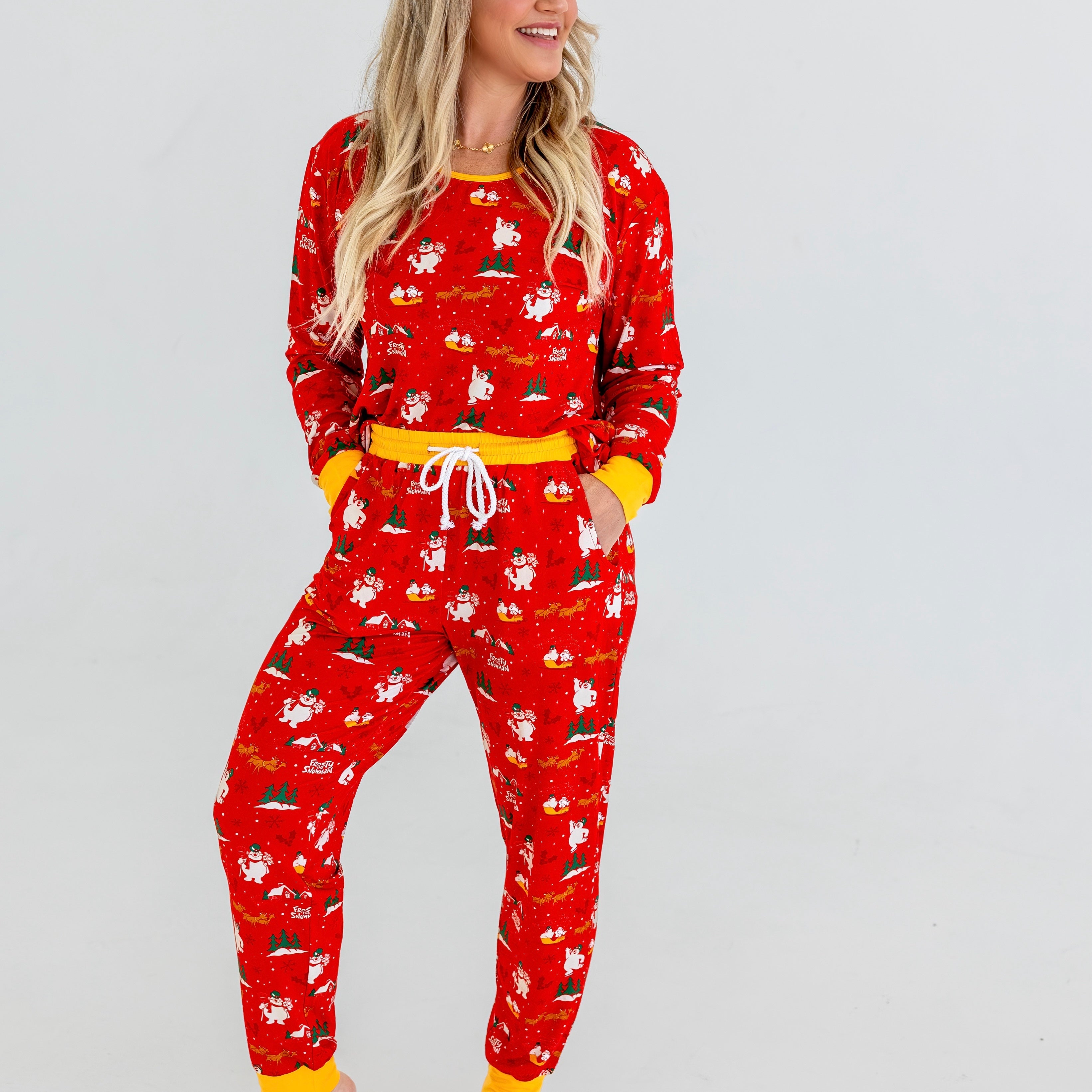 Frosty The Snowman Adult Bamboo Pajamas
