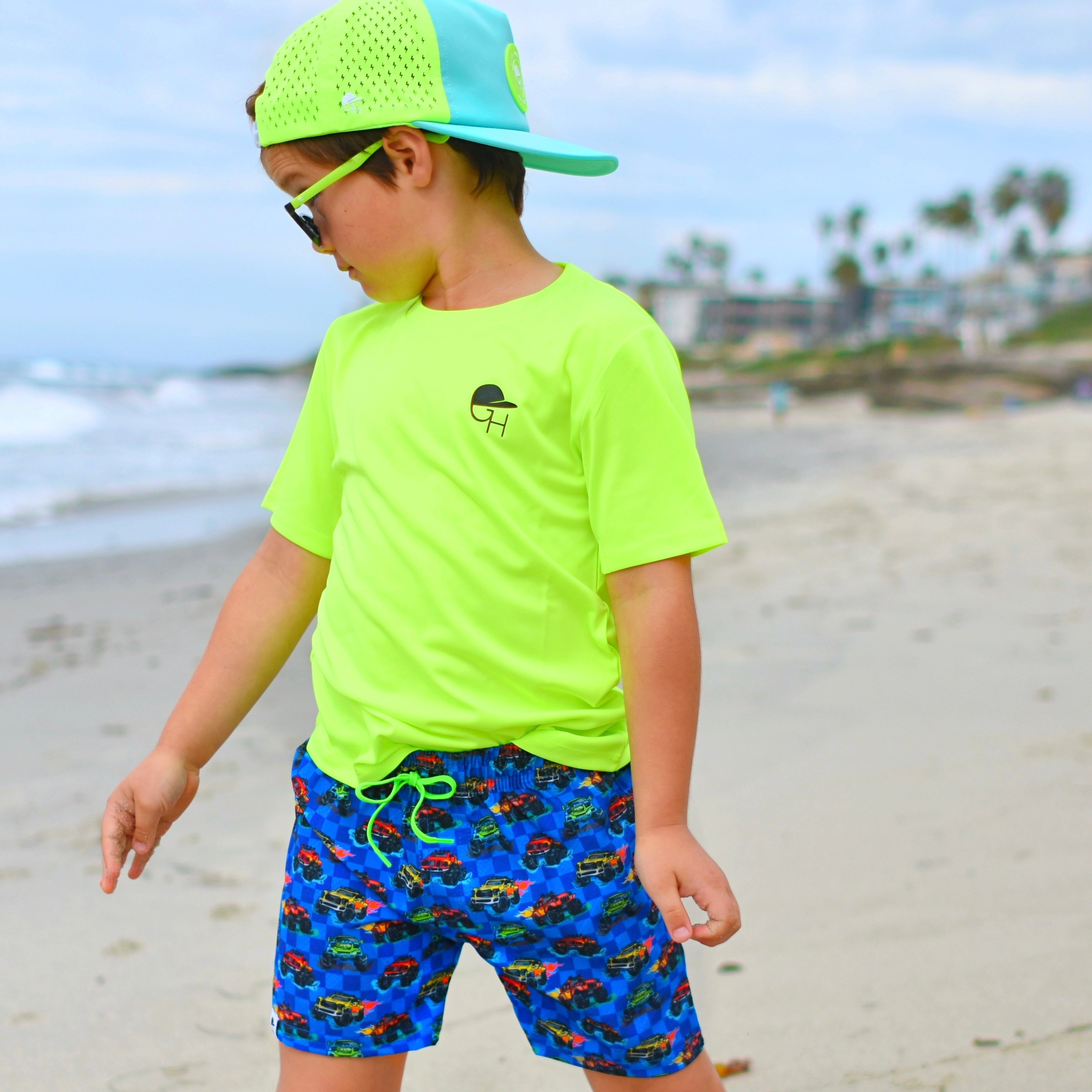 Monster Truck Hybrid Swim Shorts