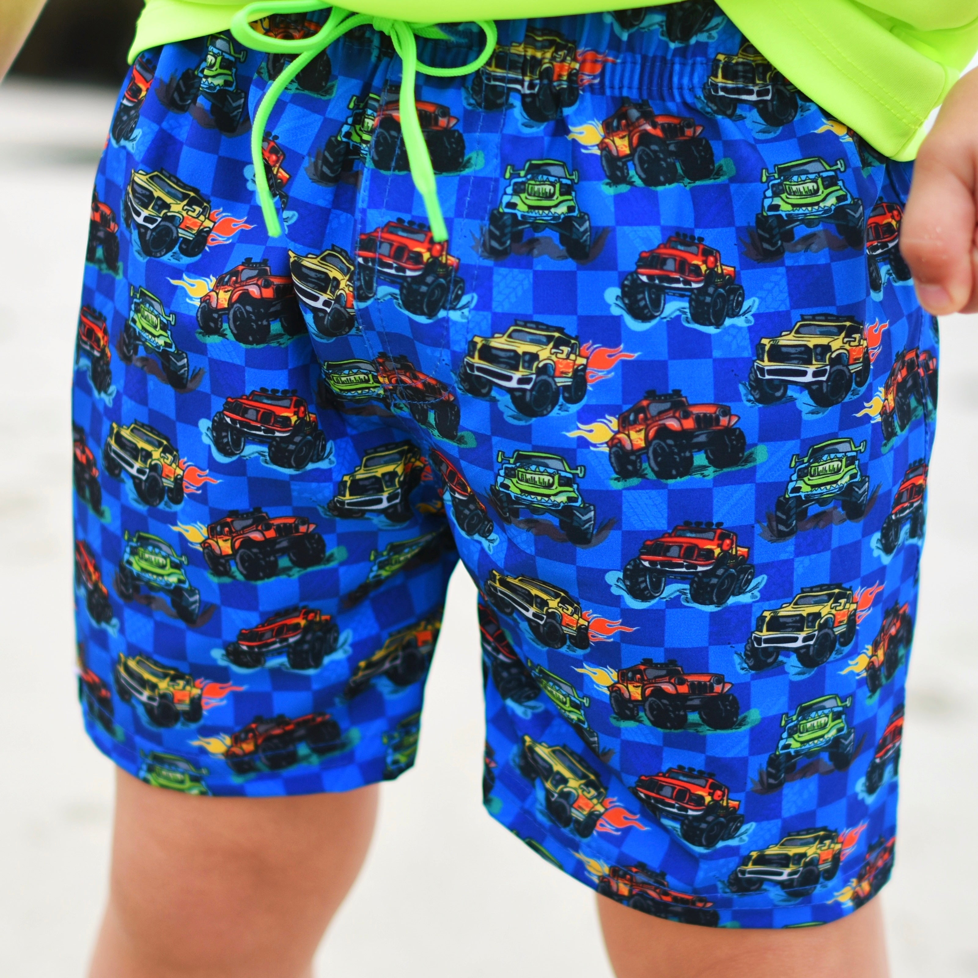 Monster Truck Hybrid Swim Shorts