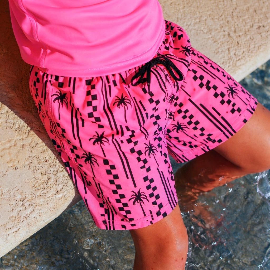 Palm Check Spotfast™ Neon Hybrid Swim Shorts