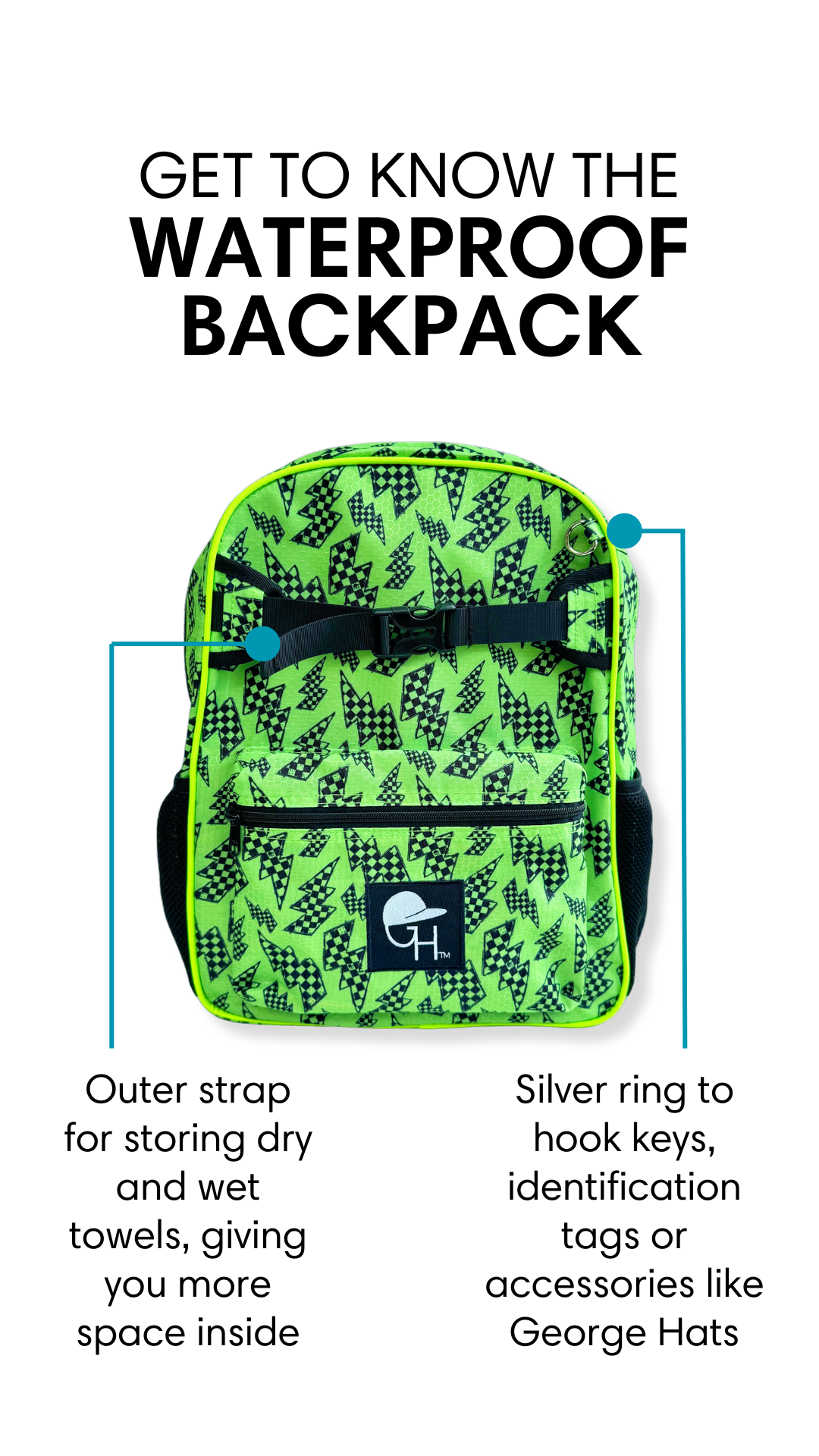 Waterproof Check Bolt Backpack