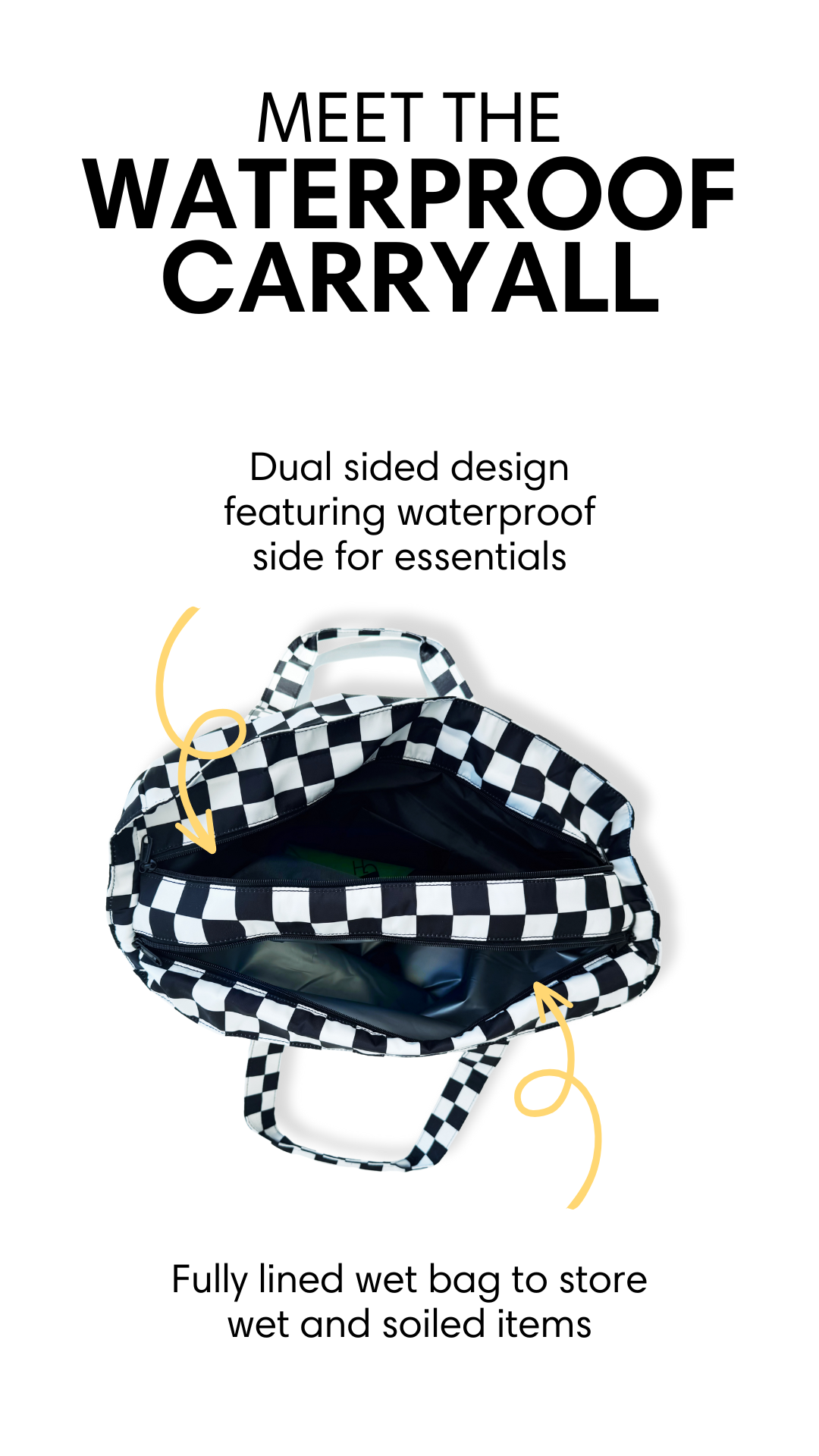 Waterproof Zip Up Carryall Bag