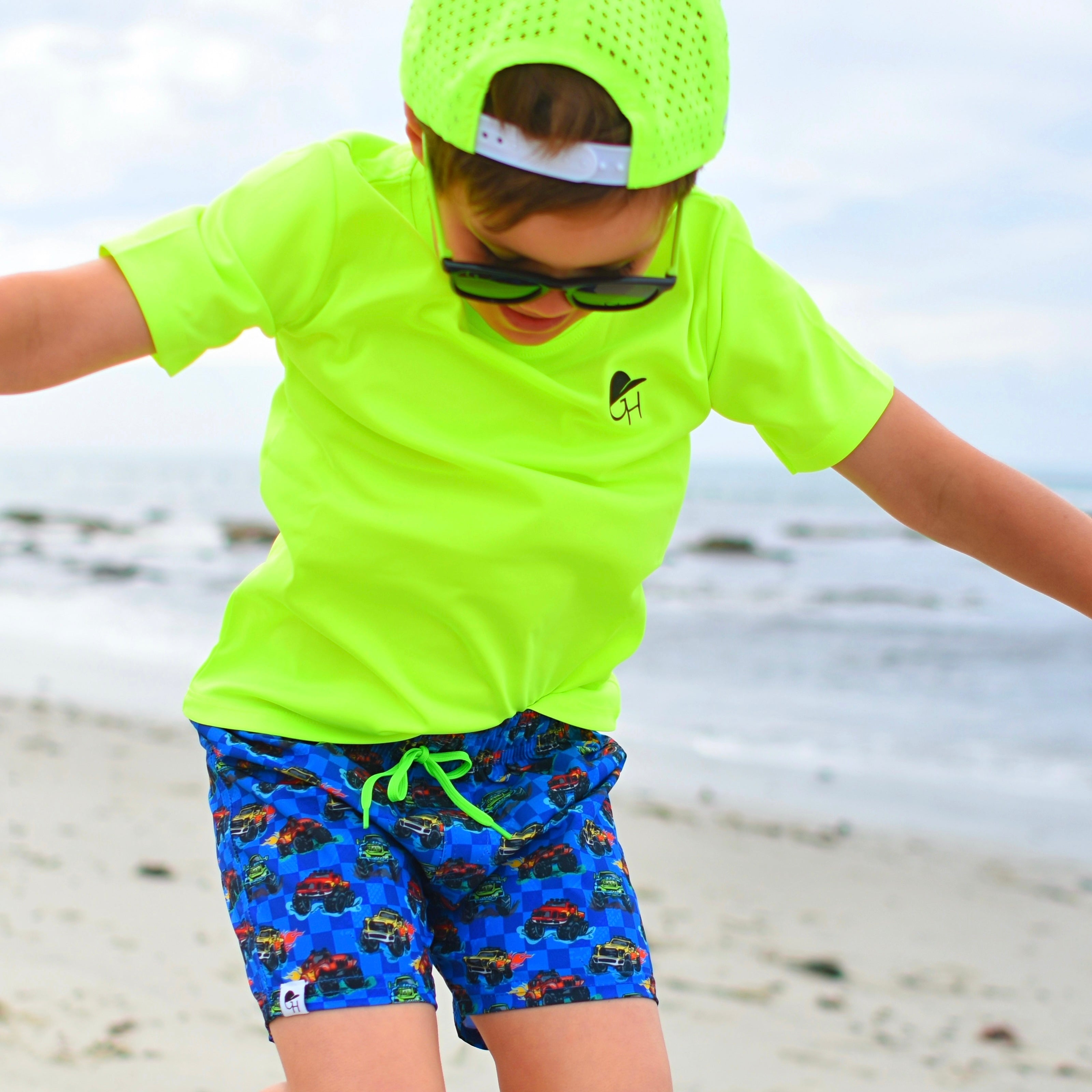 Monster Truck Hybrid Swim Shorts