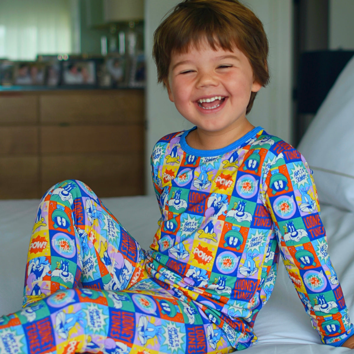 Looney Tunes Bamboo Long Sleeve Pajamas