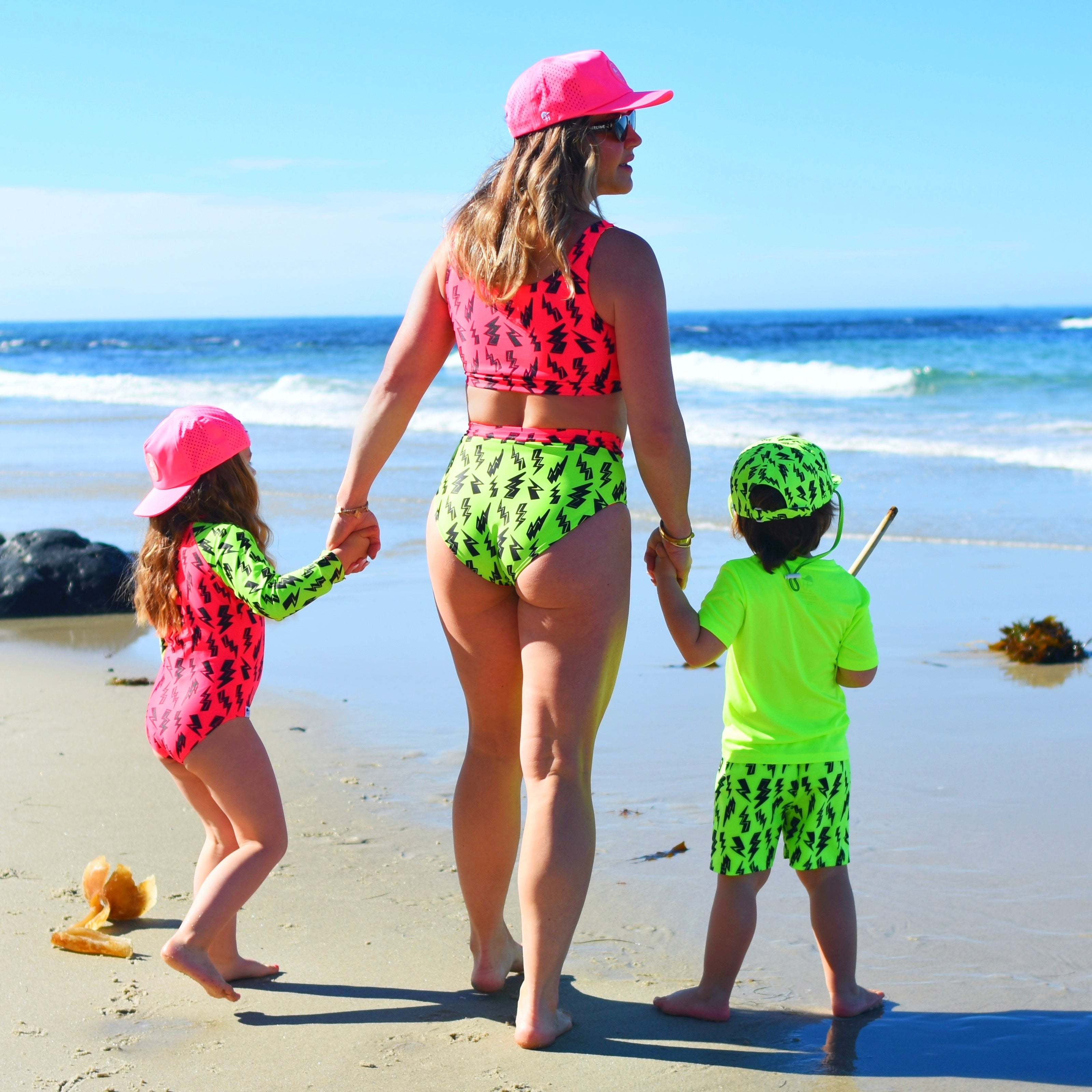 Women’s Reversible Bolt 2-piece Swim Suit