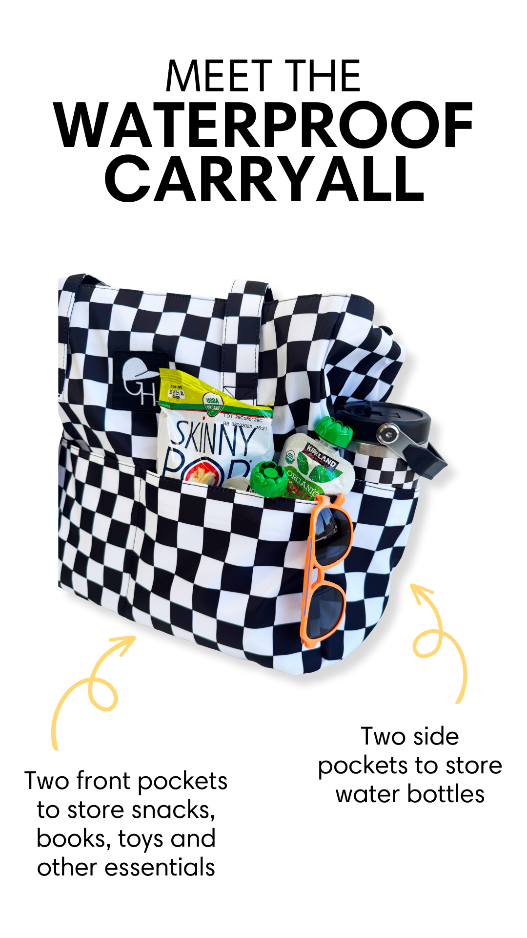 Waterproof Zip Up Carryall Bag