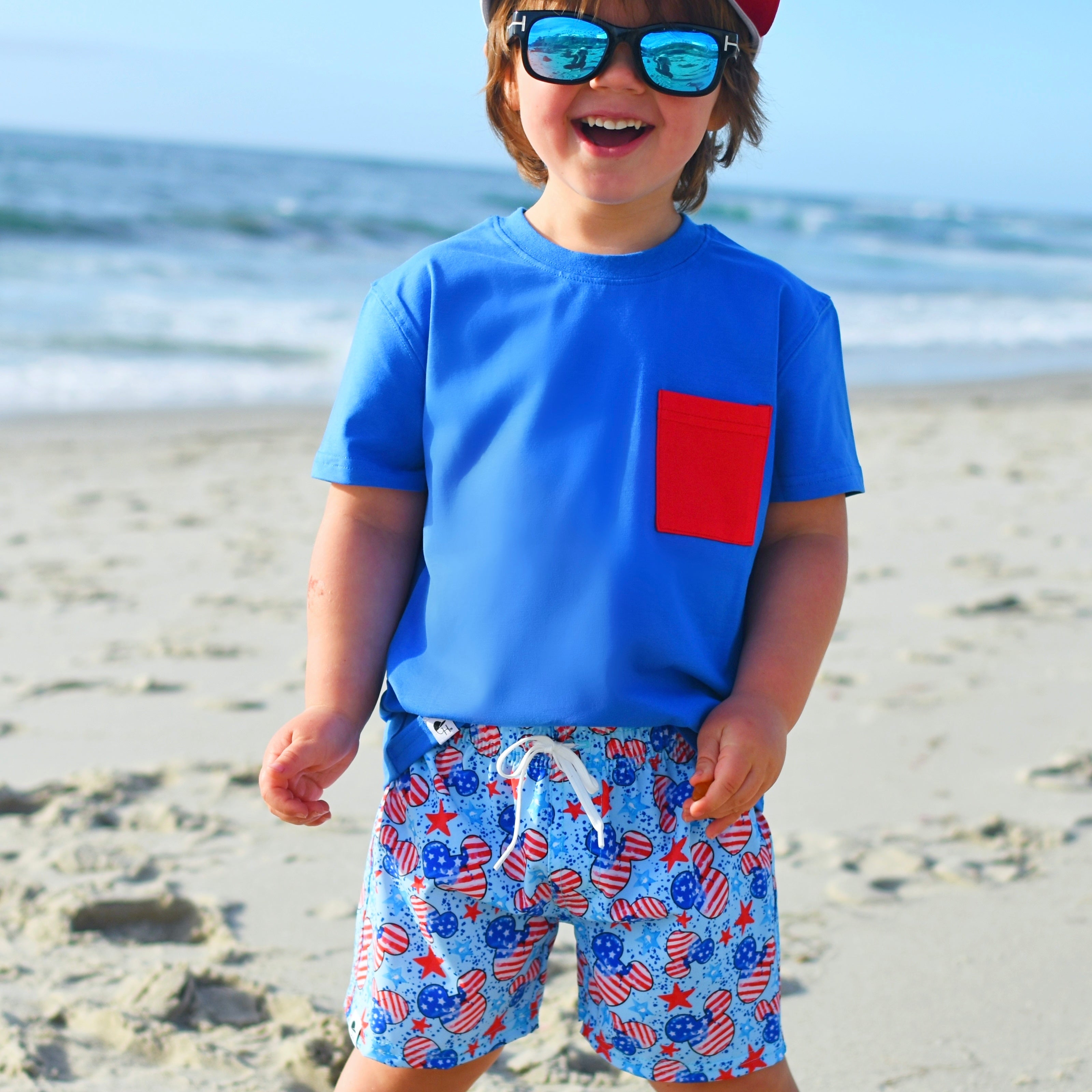 USA Mouse Hybrid Swim Shorts