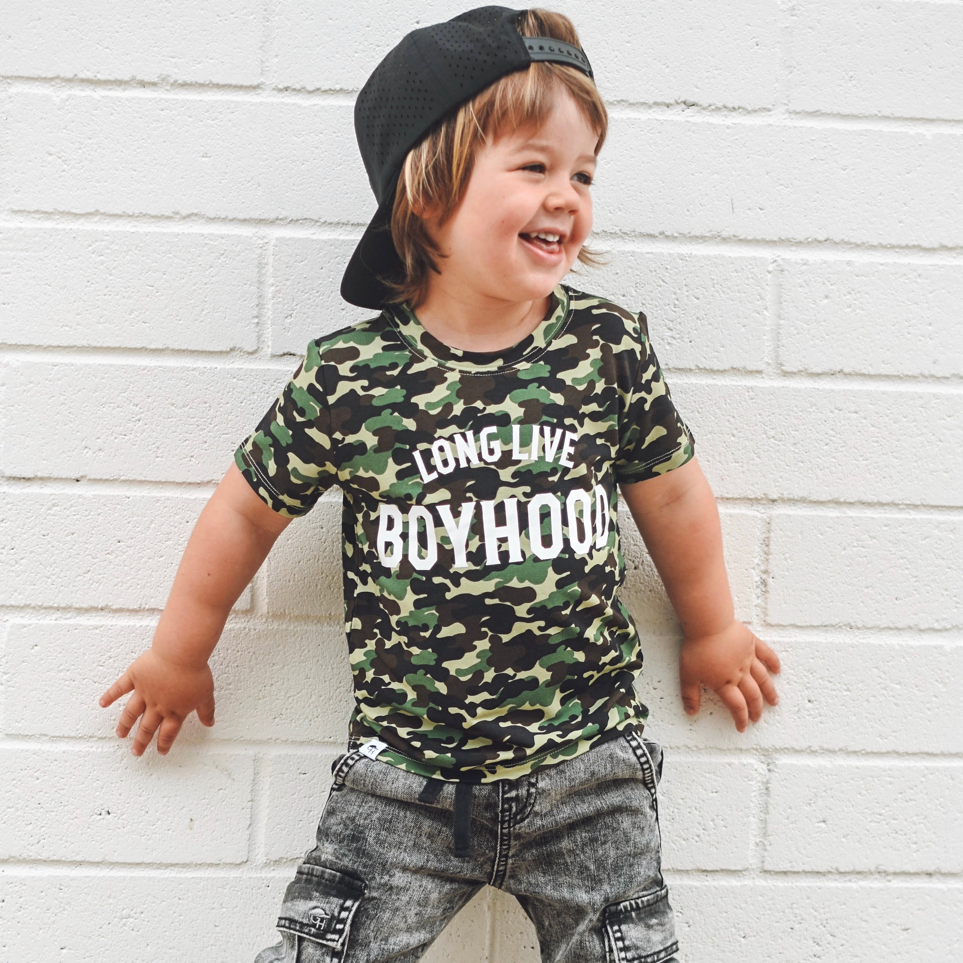 Camo Boyhood Bamboo Pocket Tee
