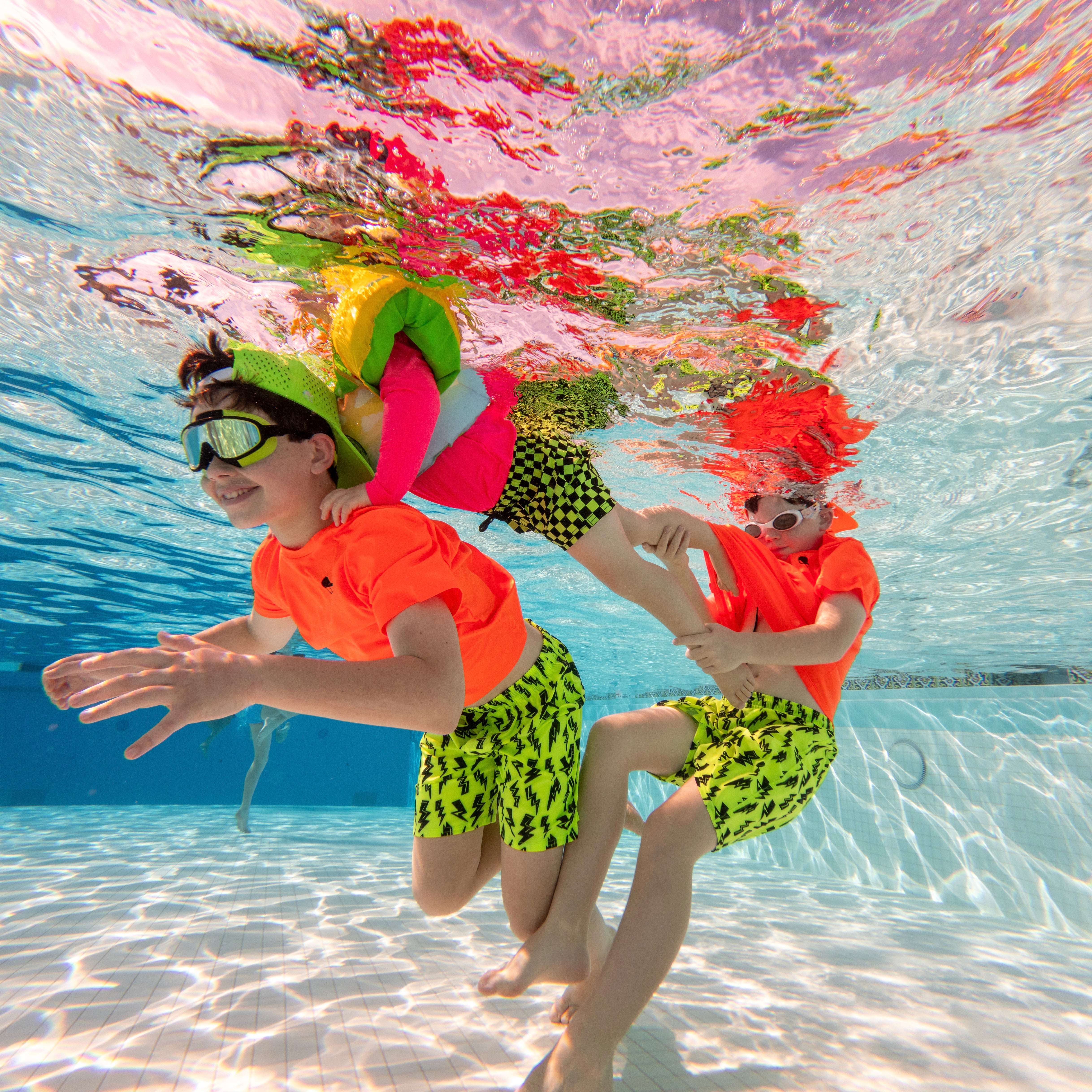 Neon Spotfast™ Bolt Hybrid Swim Shorts