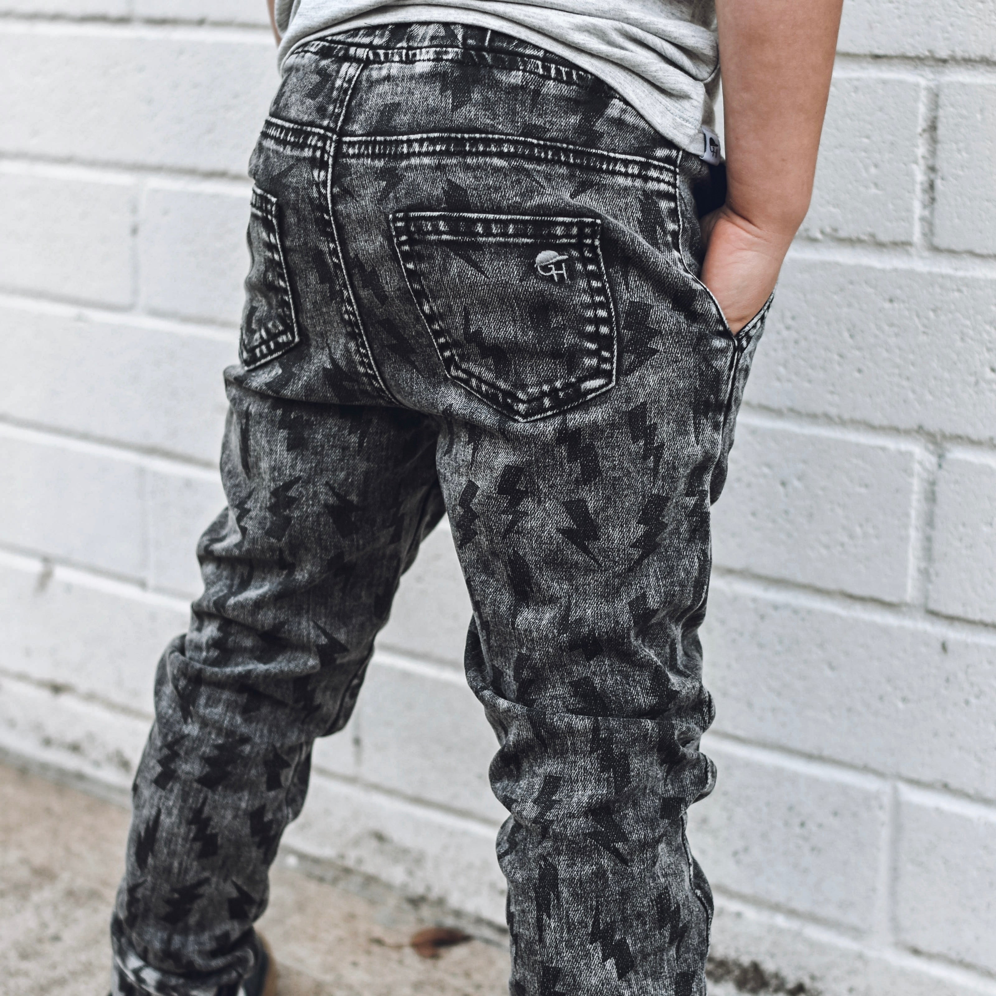 Bolt Denim Joggers