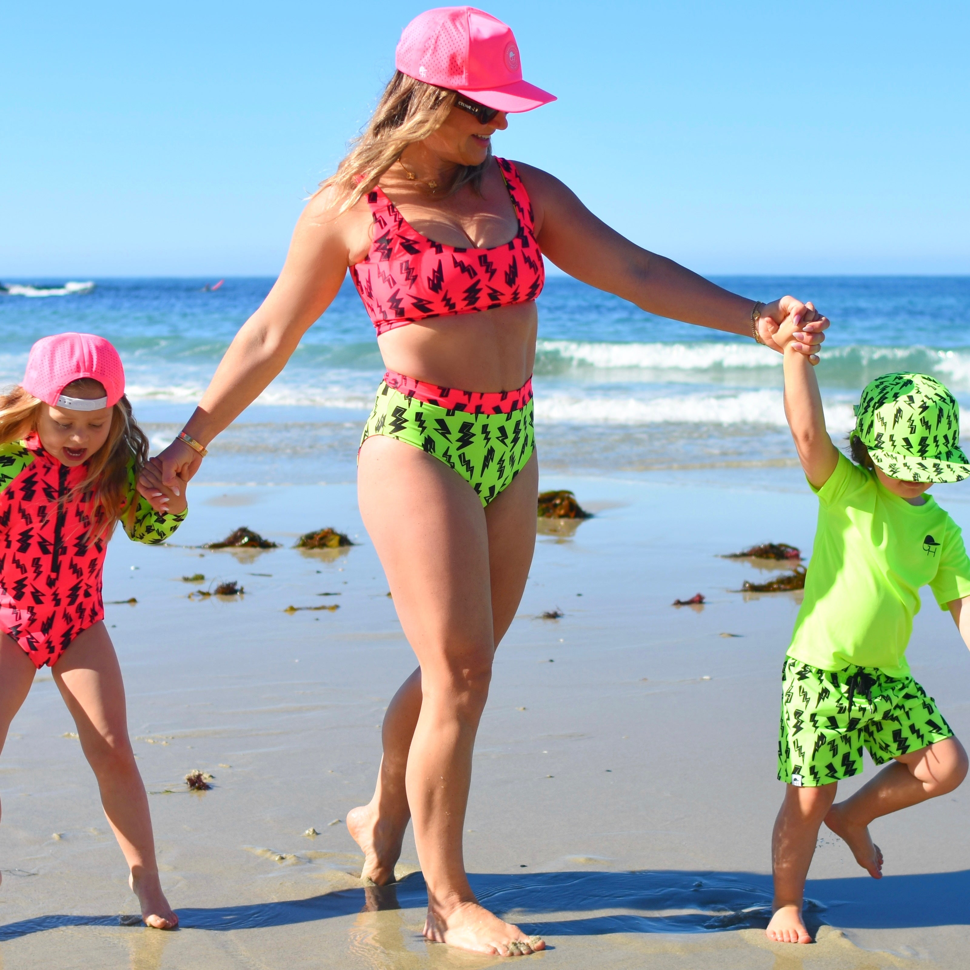 Women’s Reversible Bolt 2-piece Swim Suit