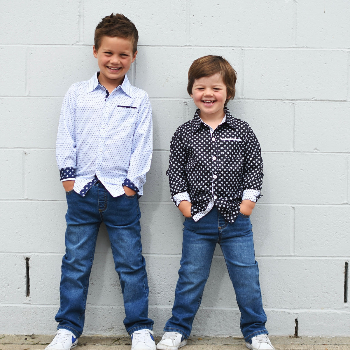 Long Sleeve Collared Shirt