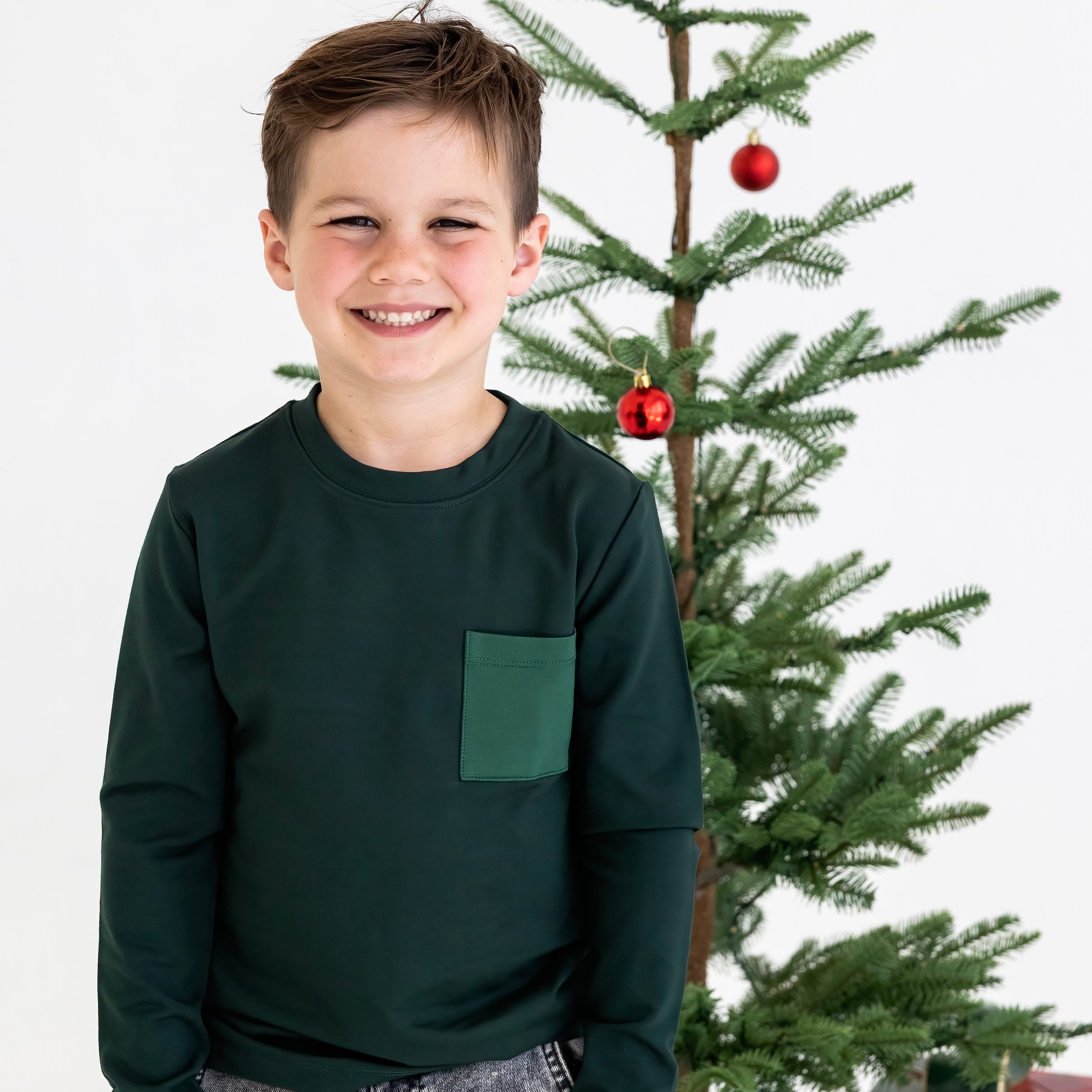 WB Holiday Long Sleeve Bamboo Tee