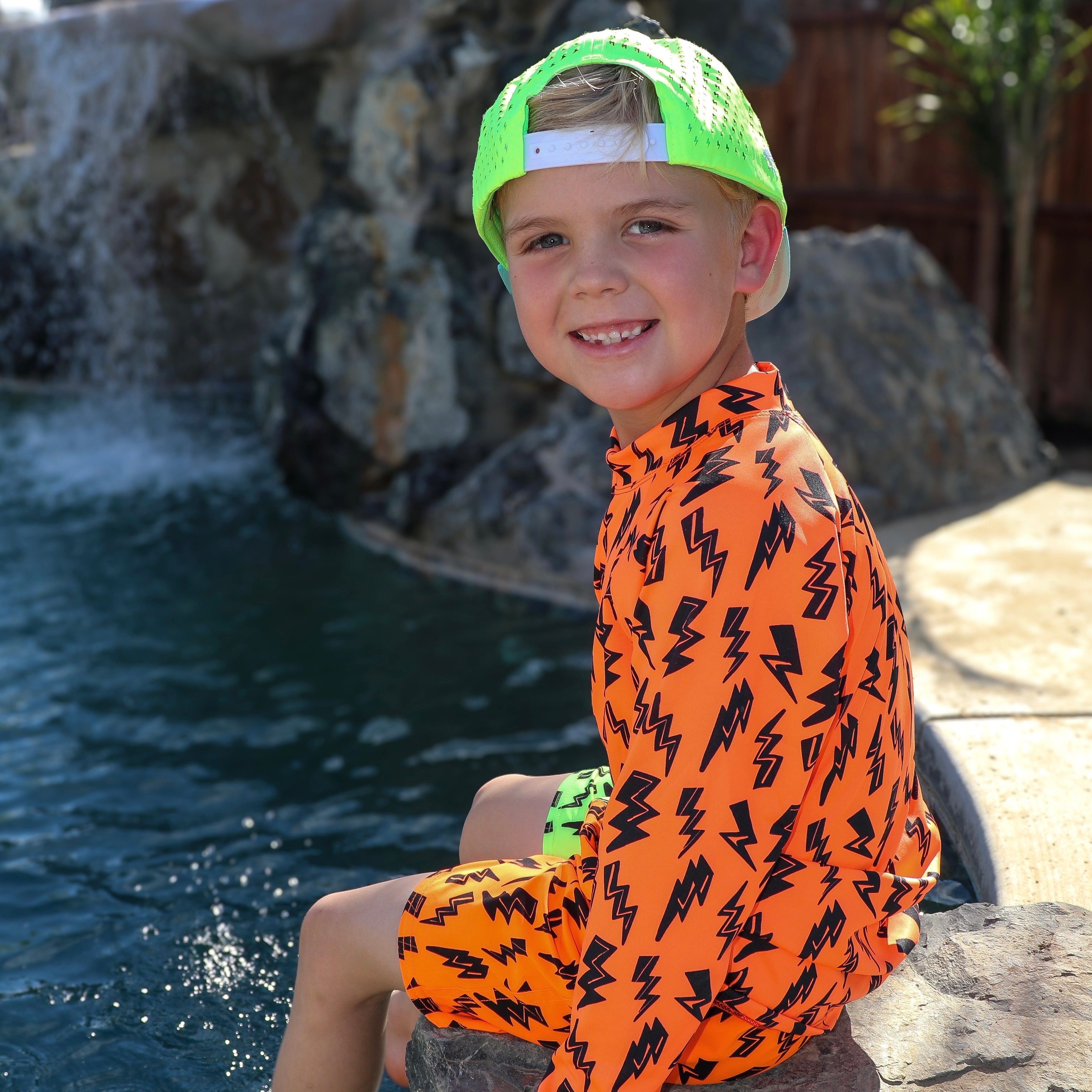 Neon Bolts Spotfast™ Rash Guard