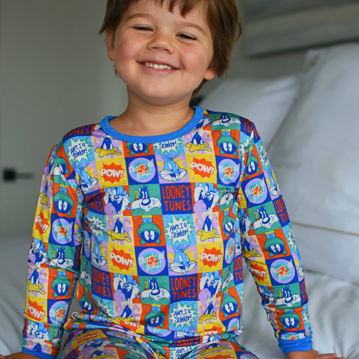 Looney Tunes Bamboo Long Sleeve Pajamas