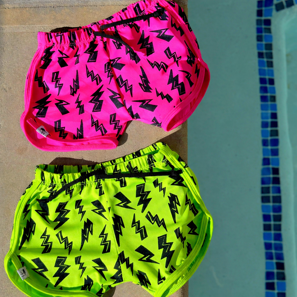 Neon Spotfast™ Bolt Track Swim Shorts
