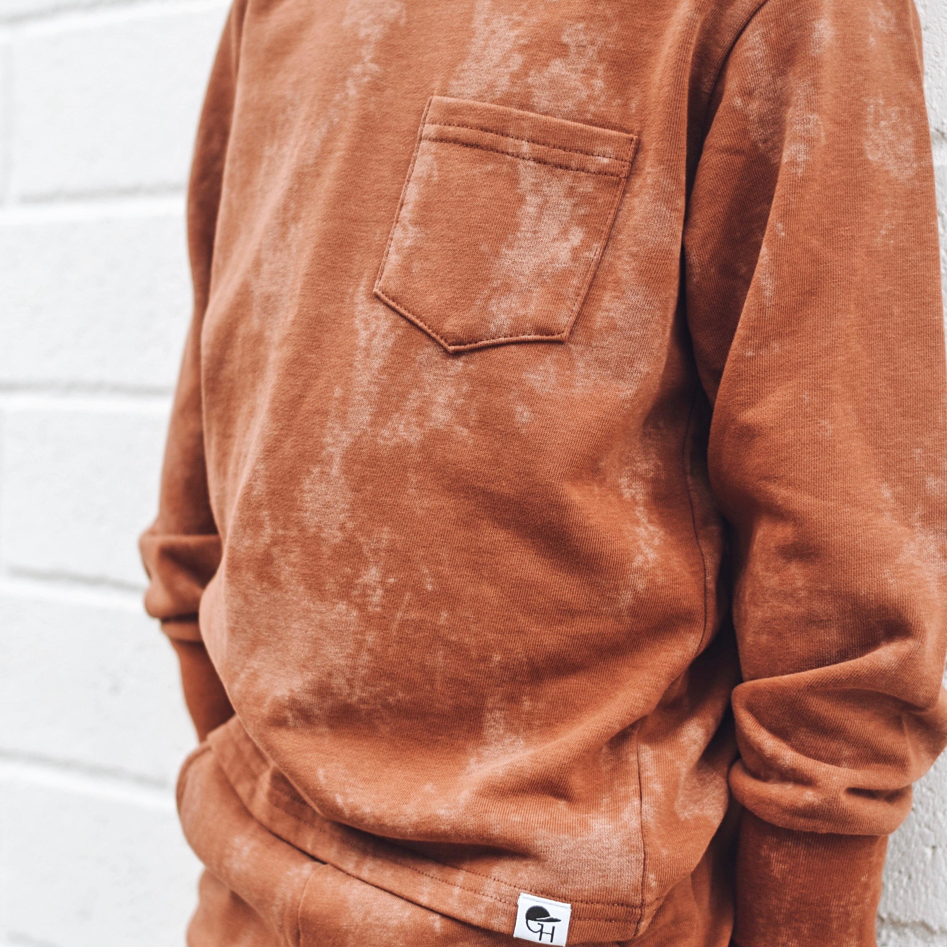 Acid Wash Long Sleeve Tee