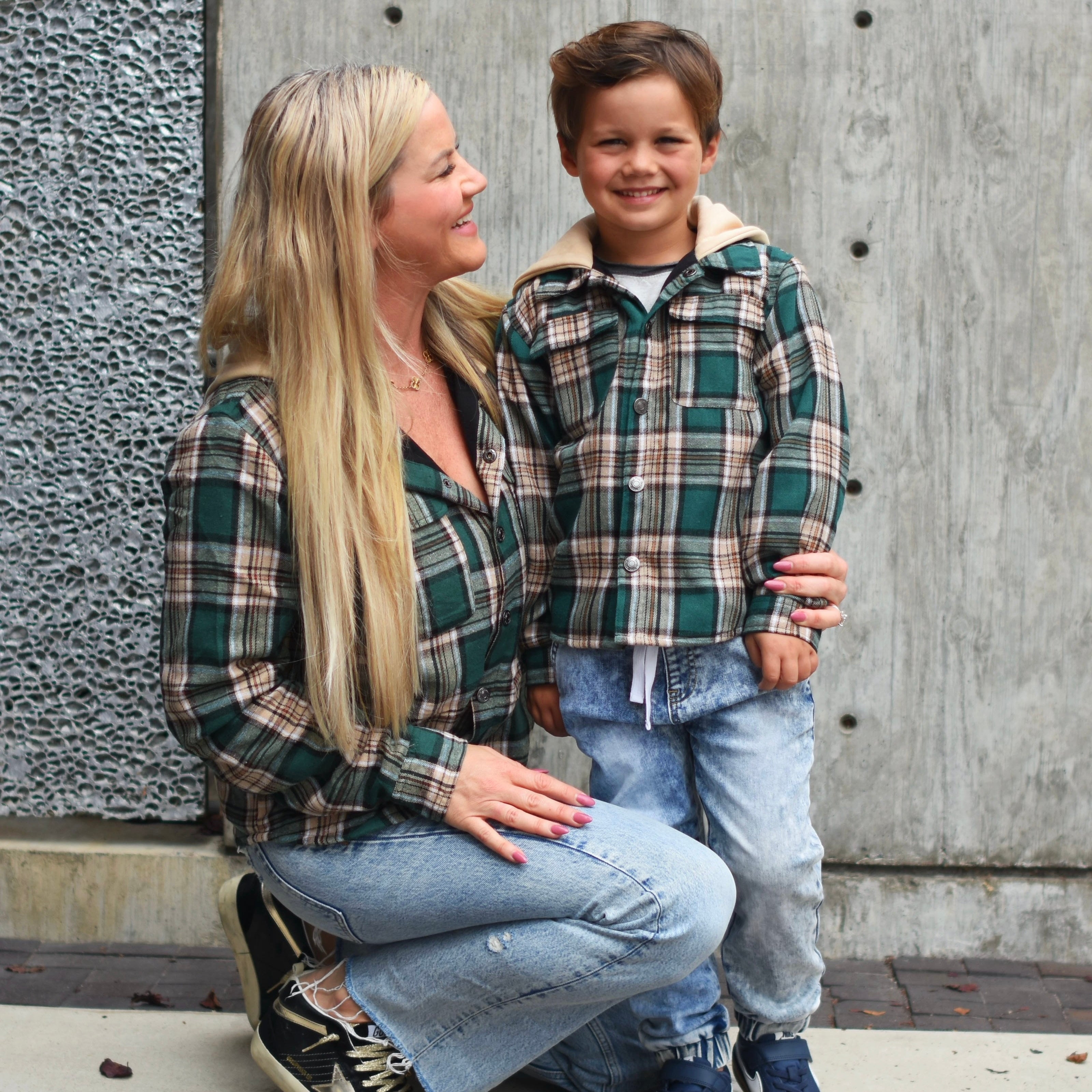 Adult Hooded Double Lined Flannel