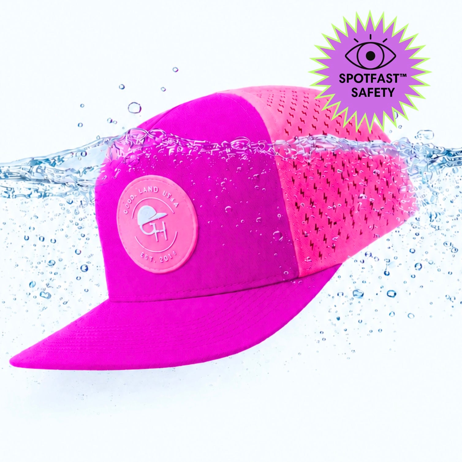 Color Block Neon Spotfast™ Active Trucker