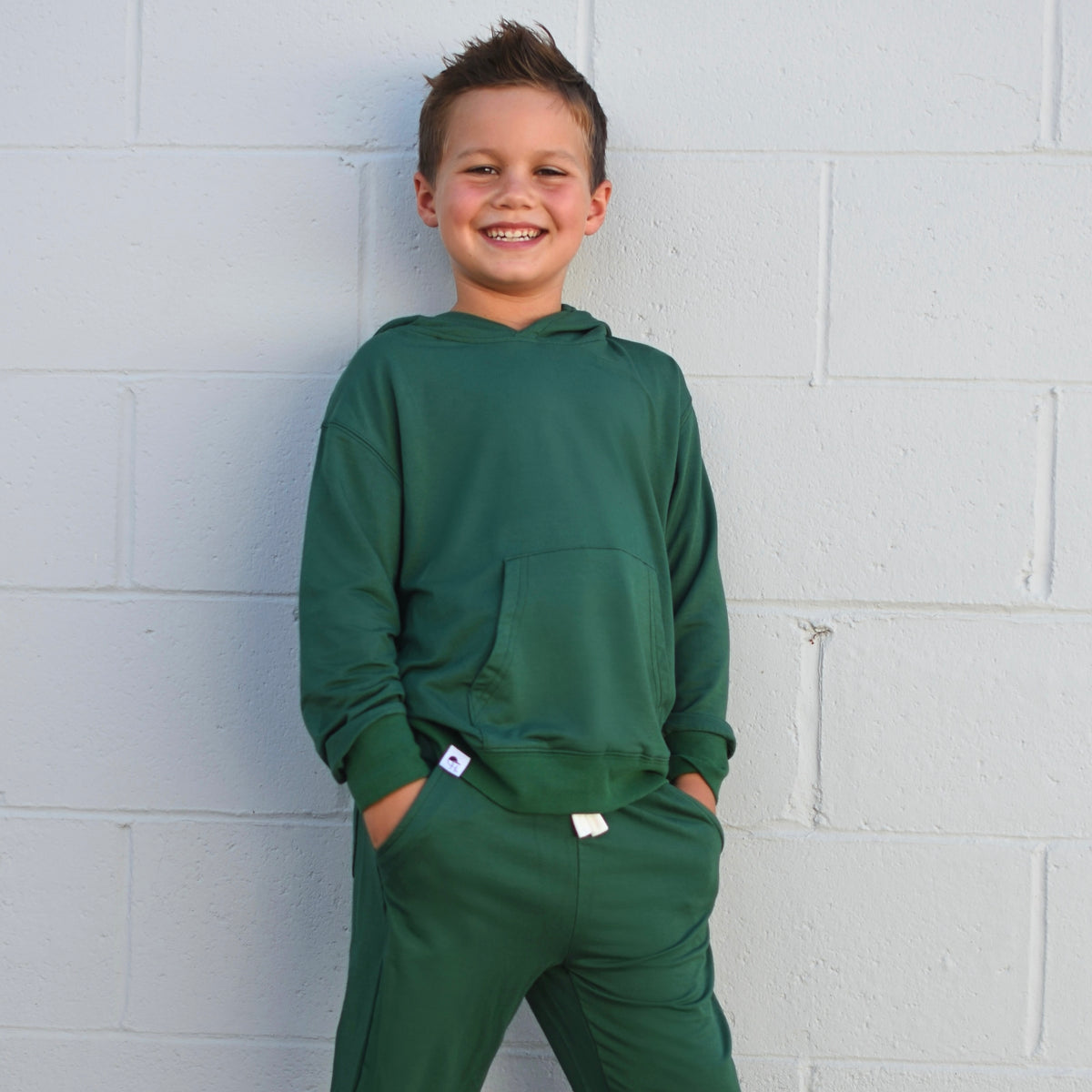 Solid Bamboo Hoodie Jogger