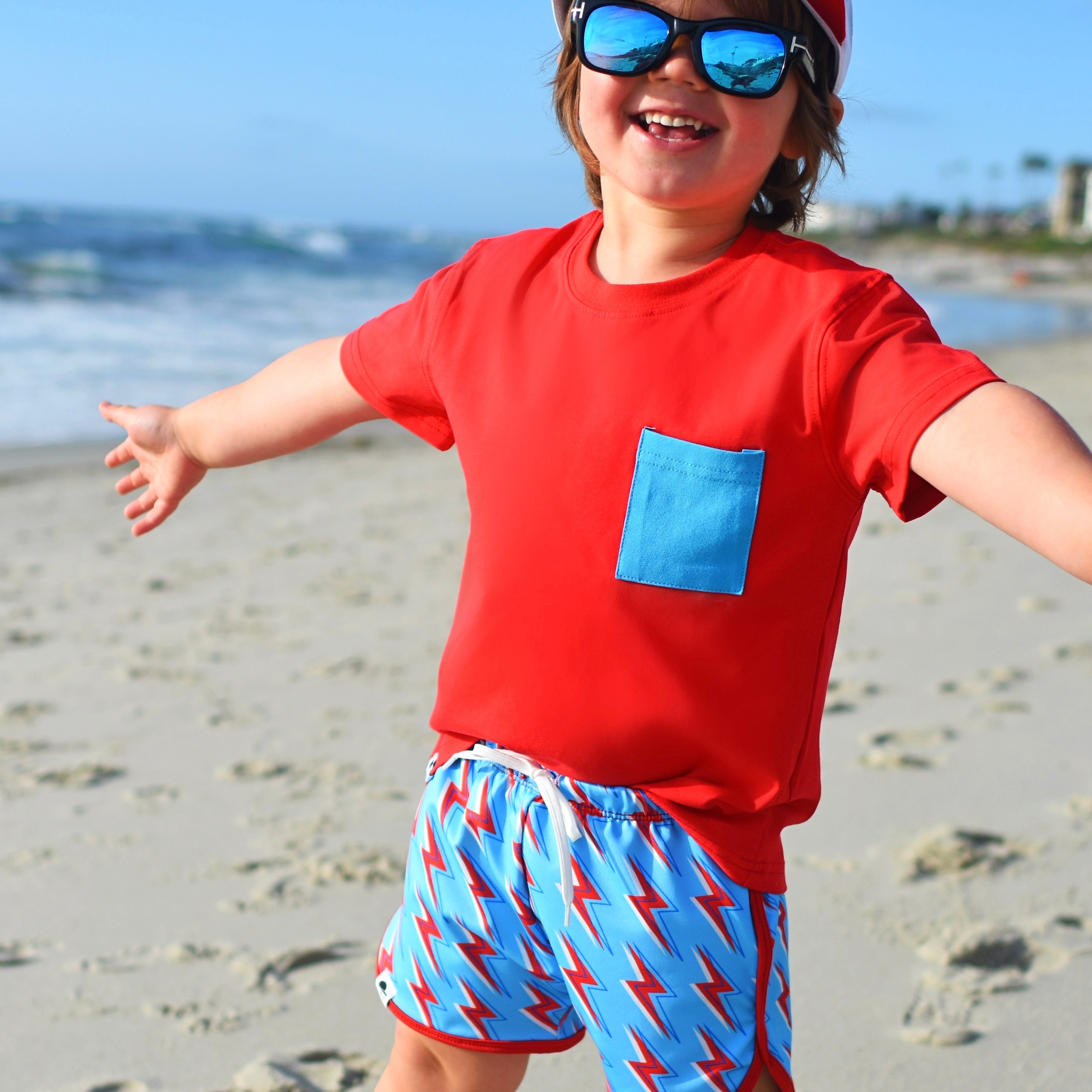 USA Bolt Track Swim Shorts