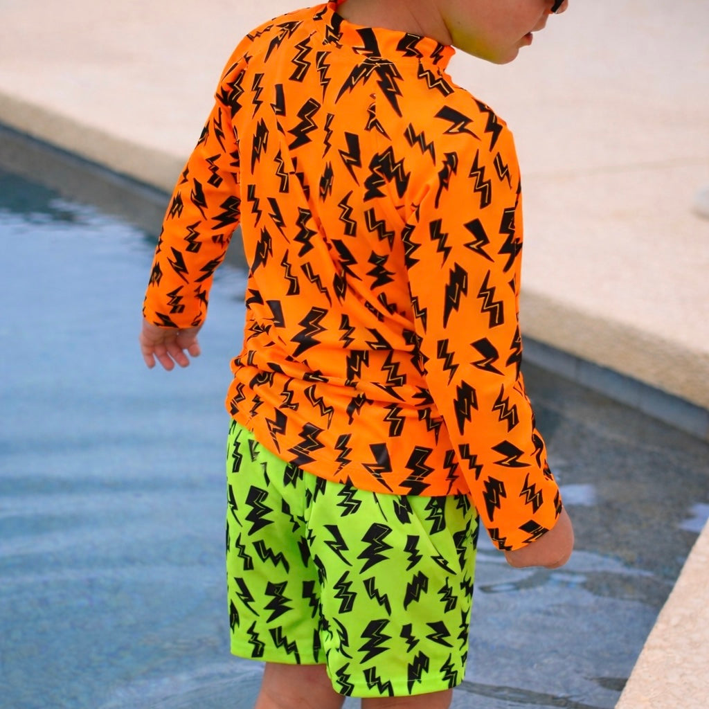 Neon Bolts Spotfast™ Rash Guard