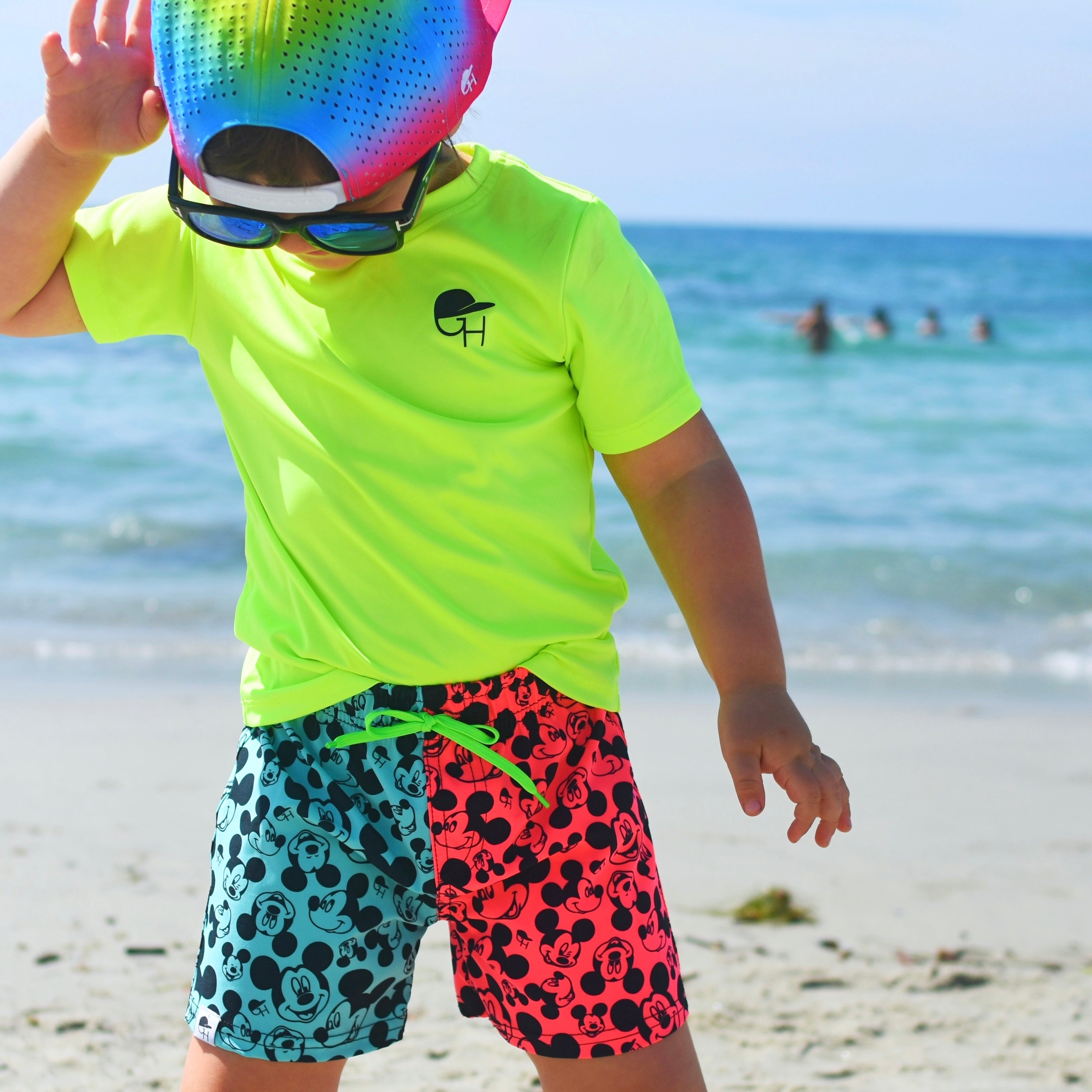 Mouse Neon Spotfast™ Hybrid Swim Shorts