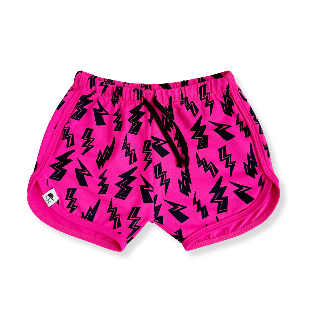 Neon Spotfast™ Bolt Track Swim Shorts