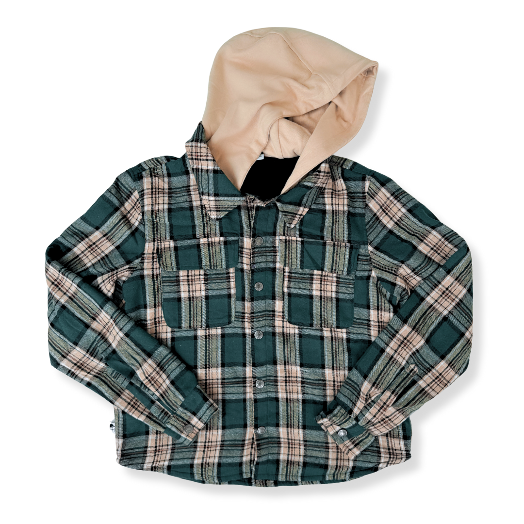Adult Hooded Double Lined Flannel