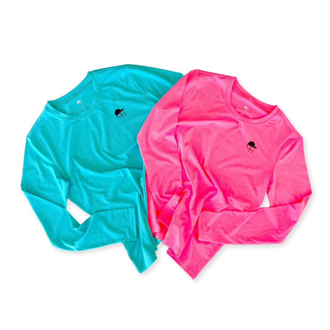Women’s Neon Spotfast™ Sun Protection LS Swim Shirt