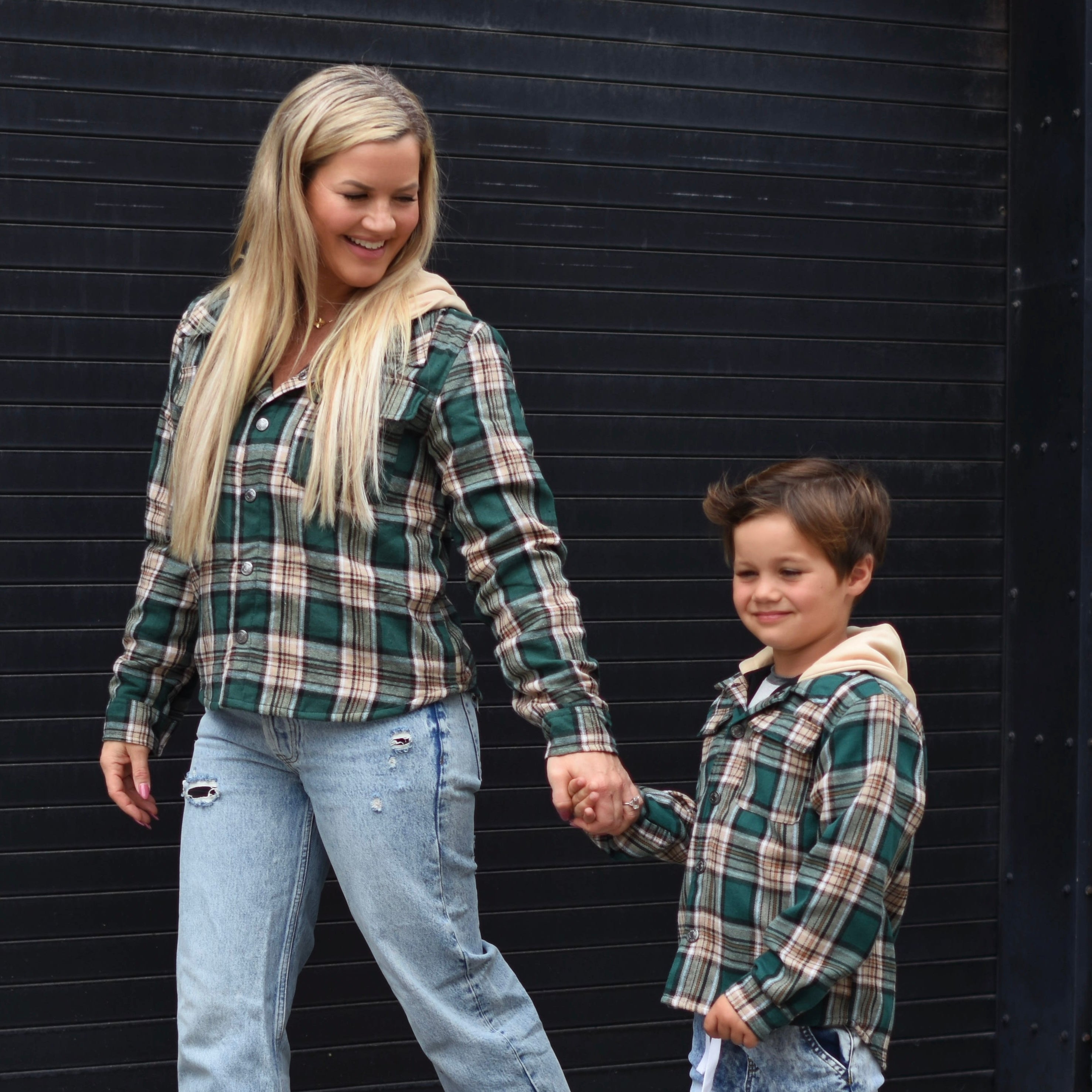 Adult Hooded Double Lined Flannel