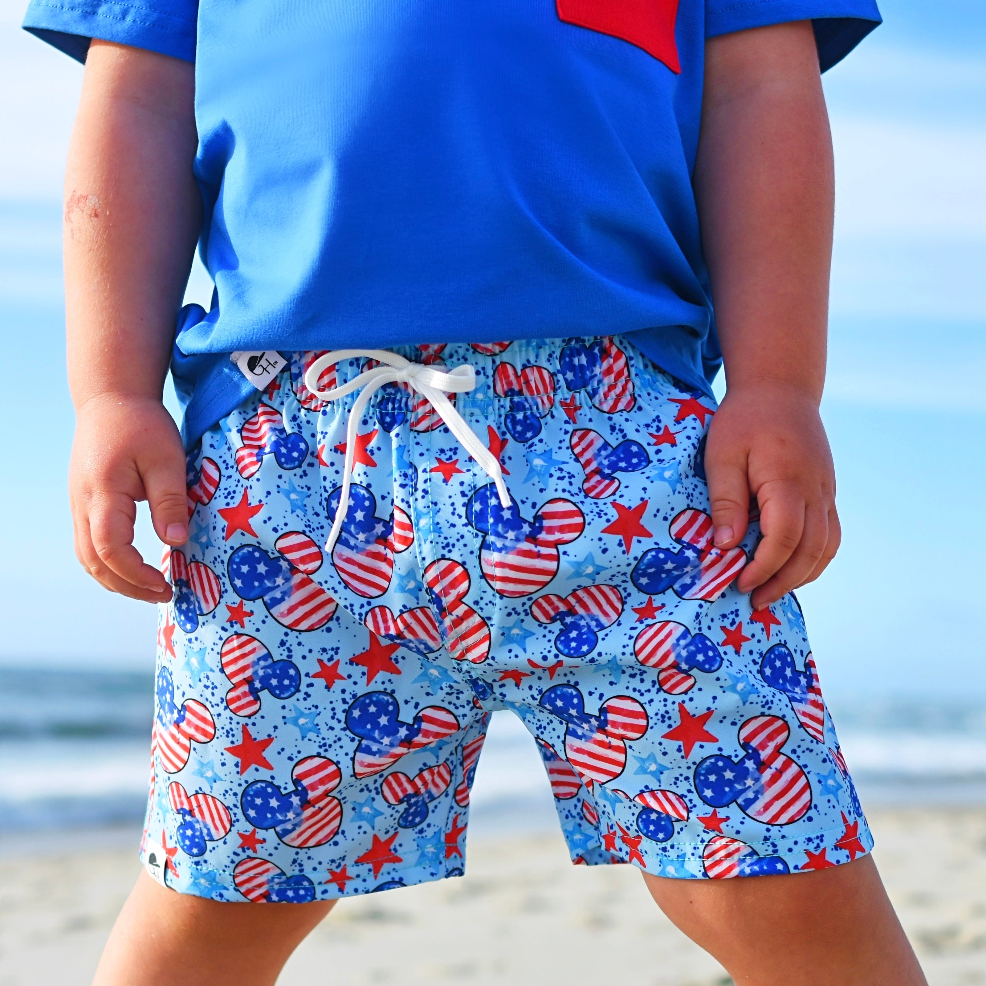 USA Mouse Hybrid Swim Shorts