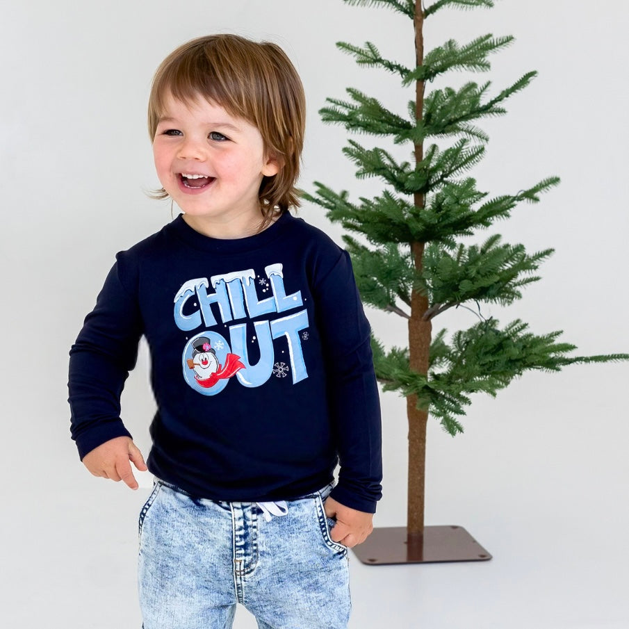 WB Holiday Long Sleeve Bamboo Tee