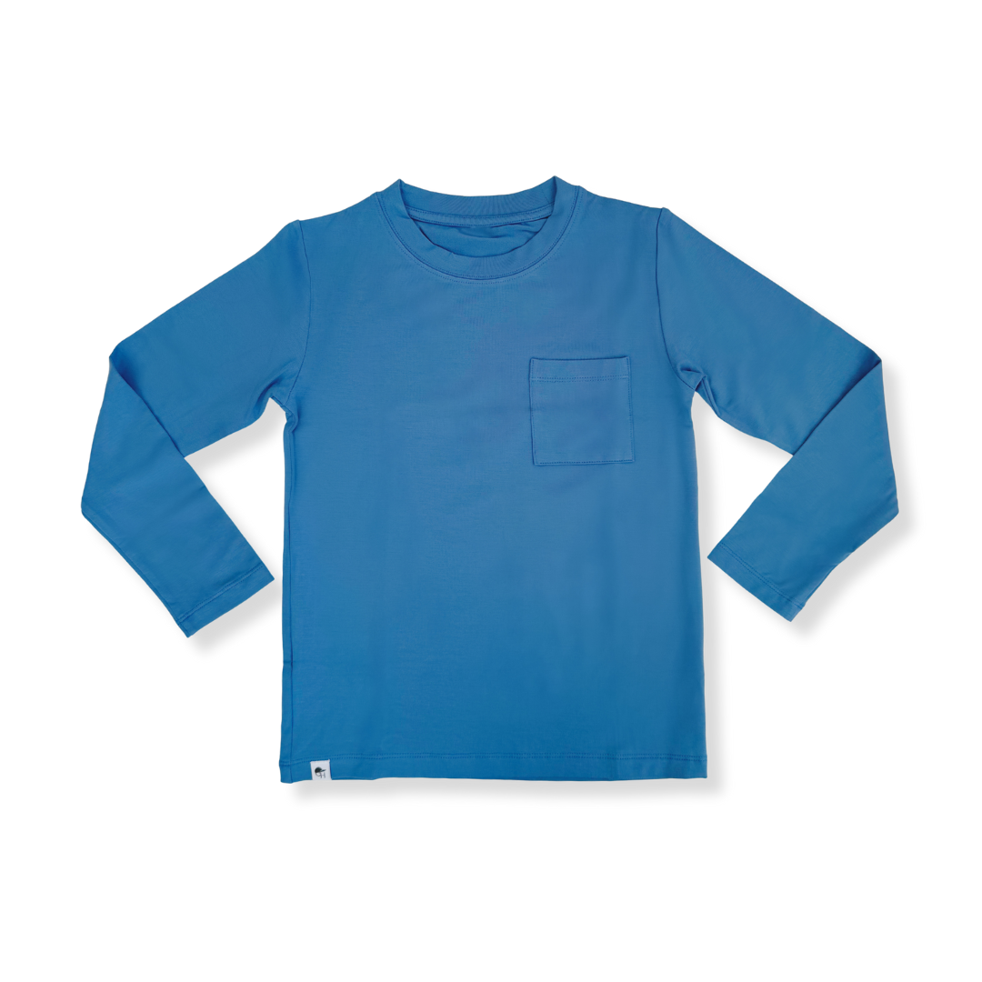 Long Sleeve Bamboo Pocket Tee