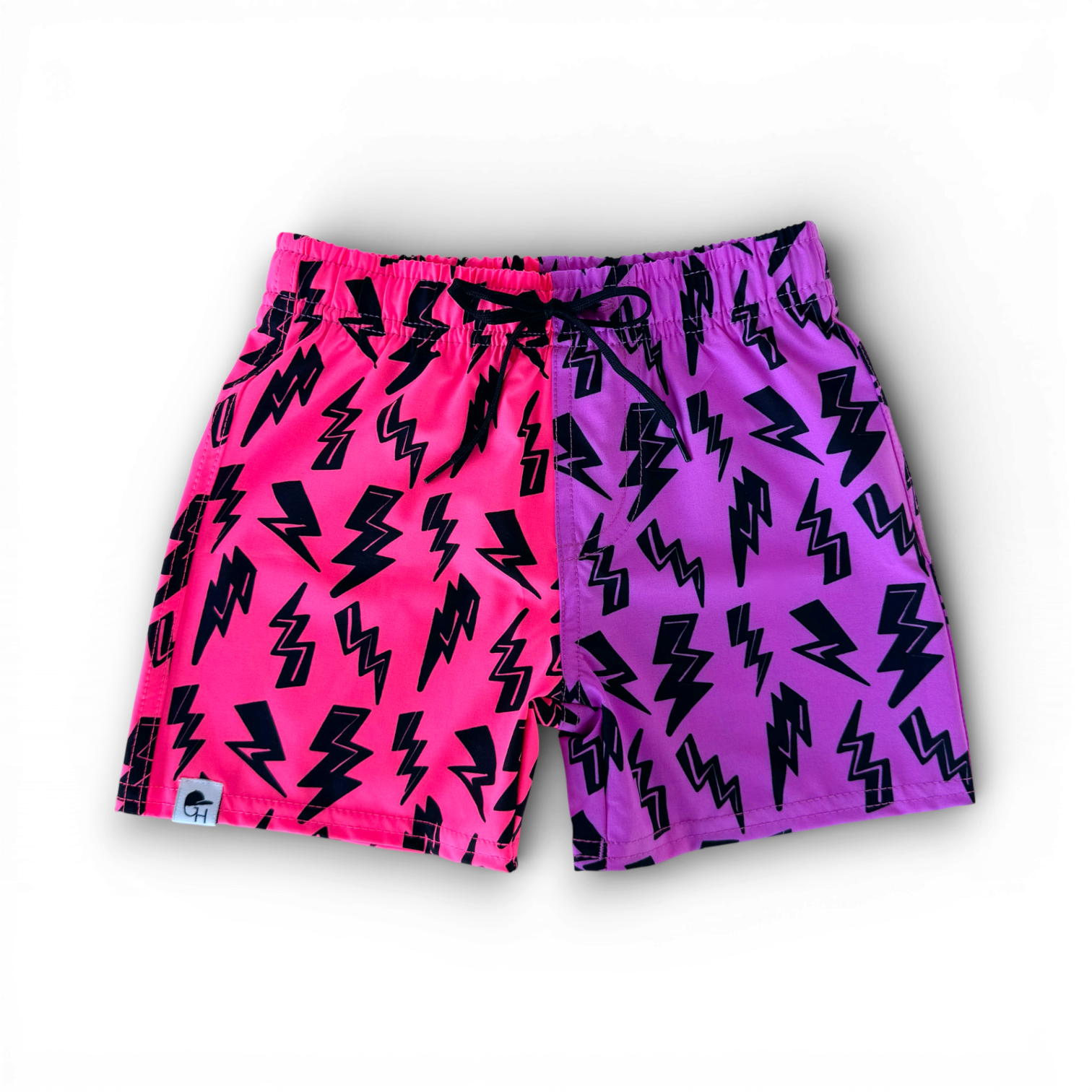 Bolt Color Block Neon Spotfast™ Hybrid Swim Shorts