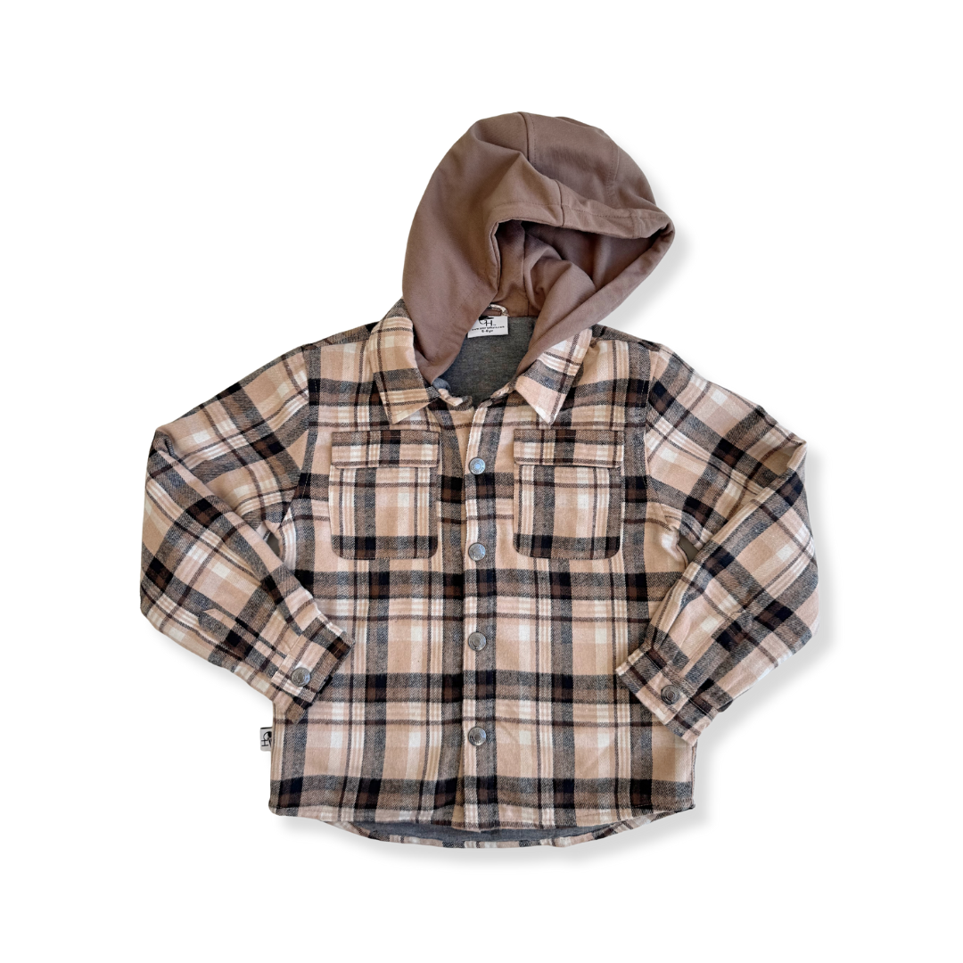 Hooded Double Lined Flannel