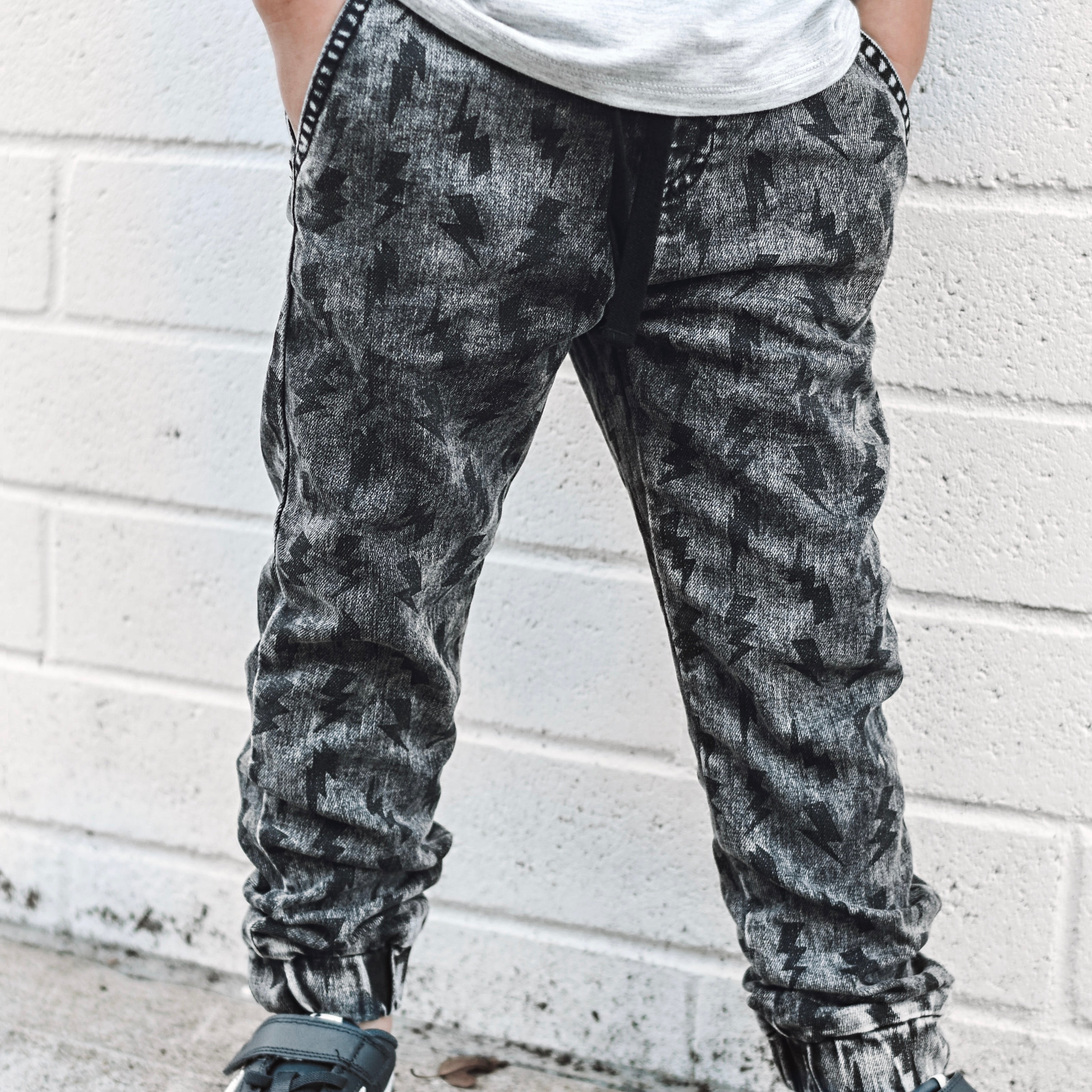 Bolt Denim Joggers