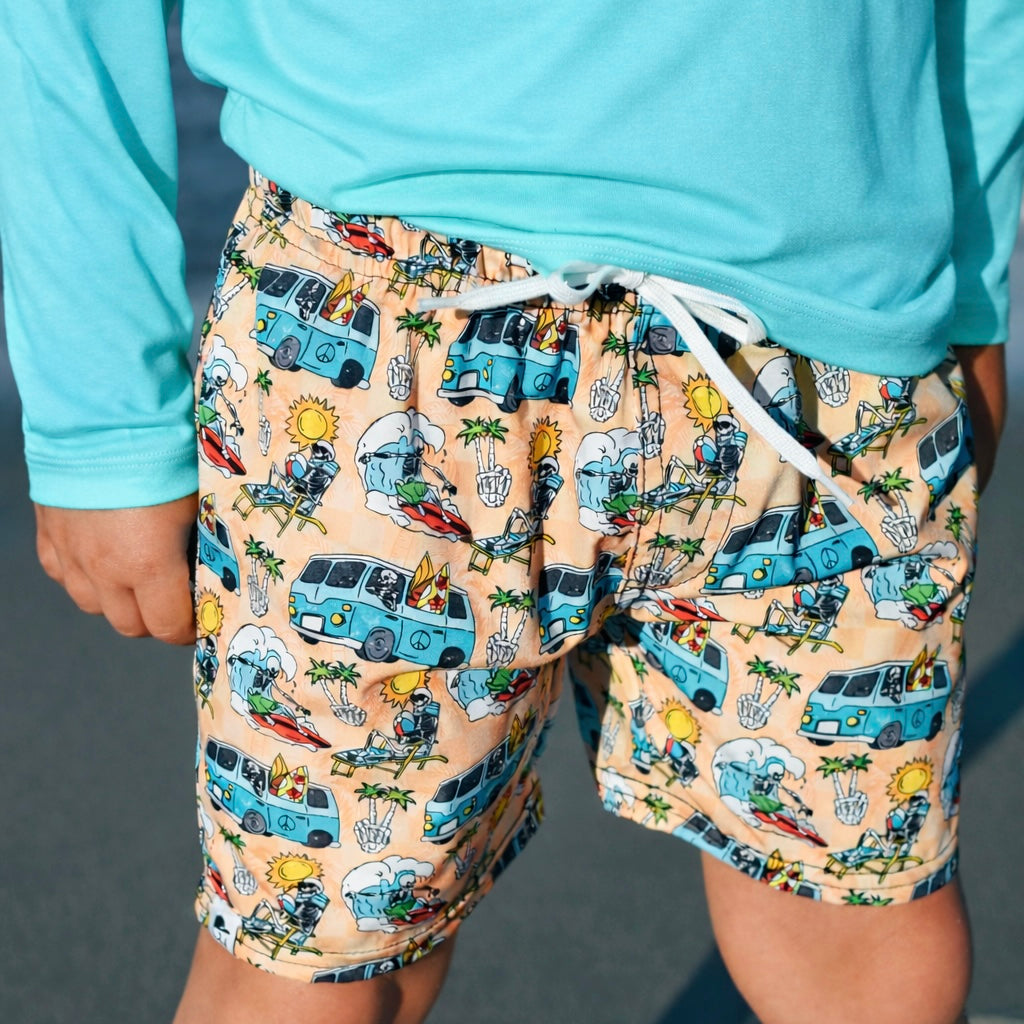 Skelly Surf Bus Hybrid Swim Shorts