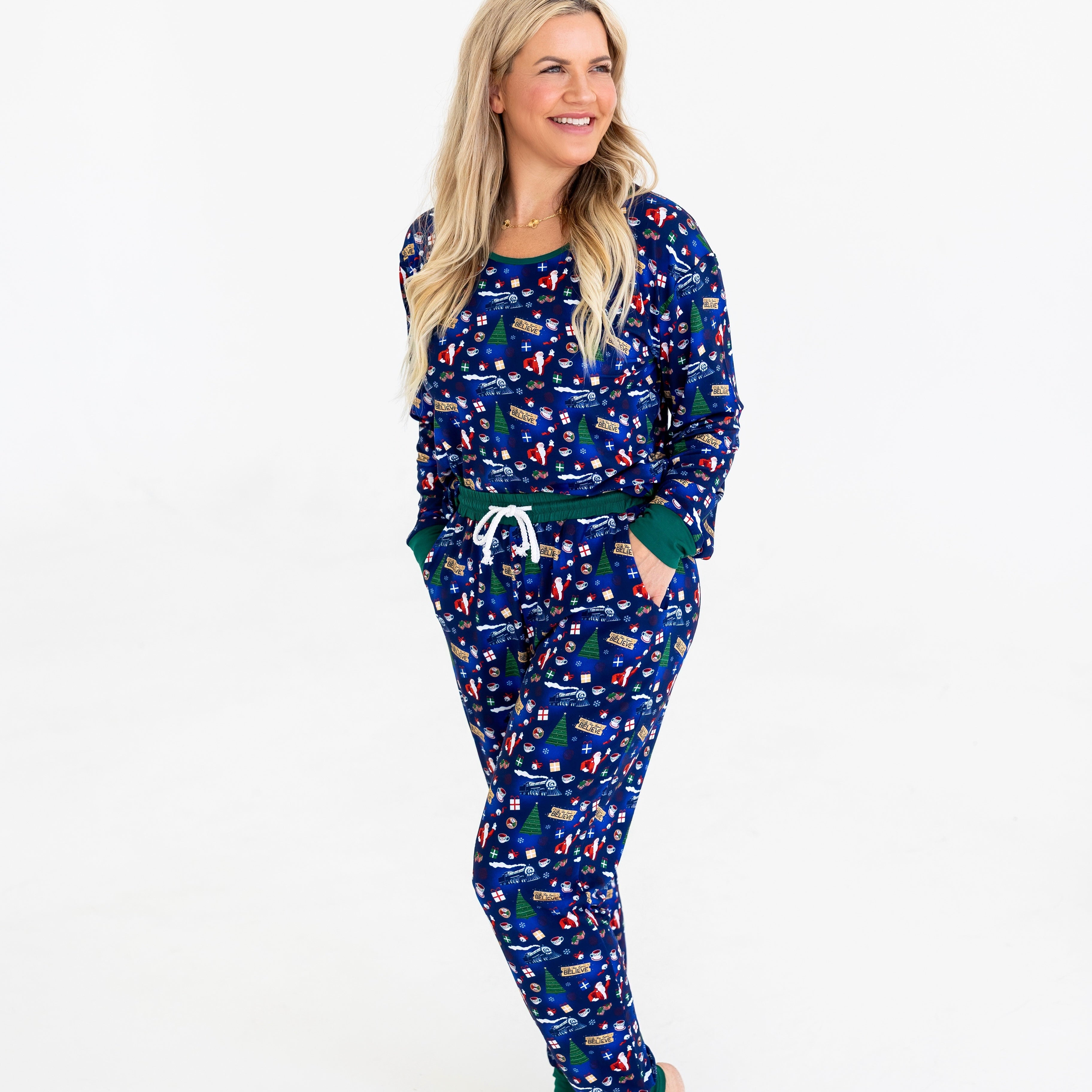 The Polar Express Adult Bamboo Pajamas
