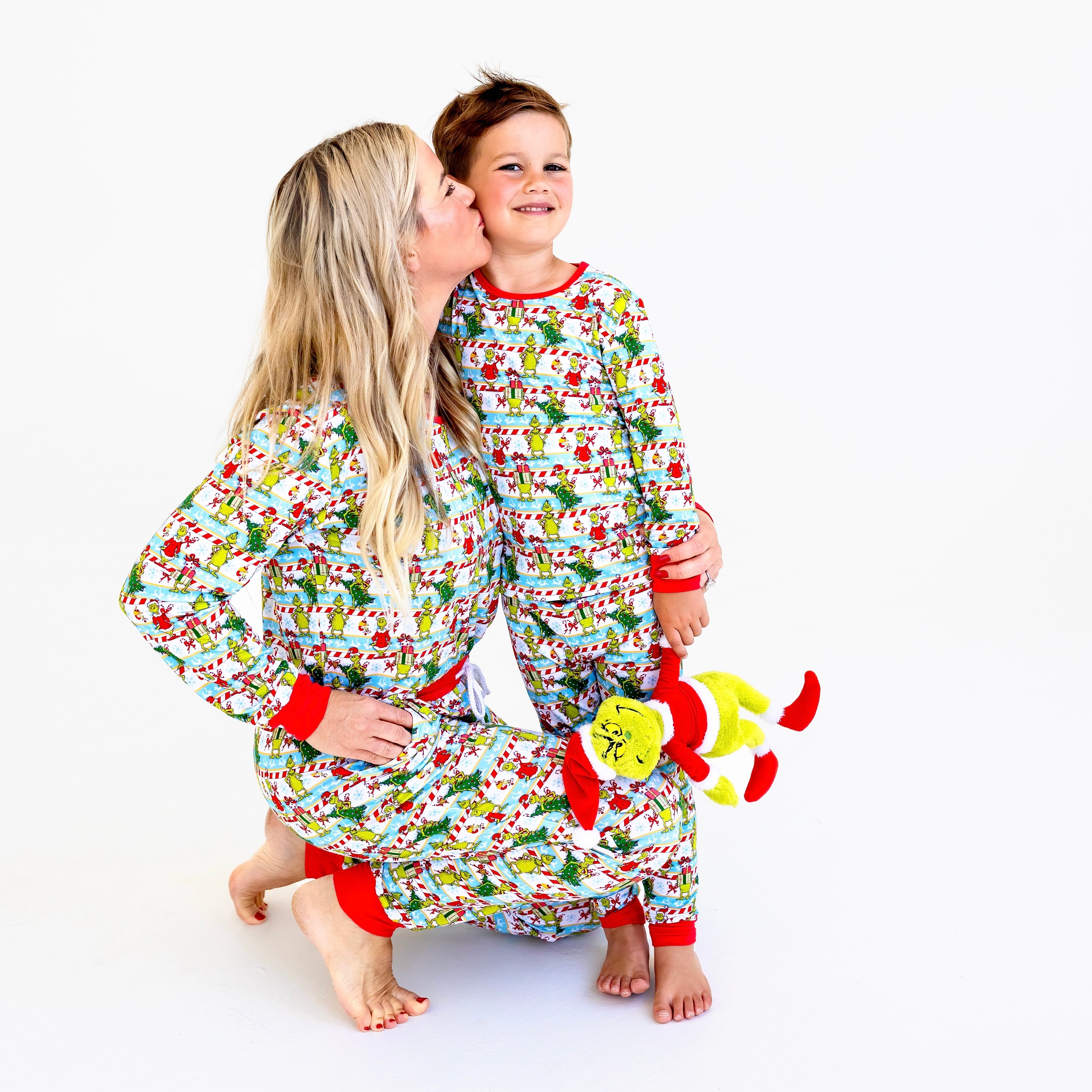 Grinch Adult Bamboo Pajamas