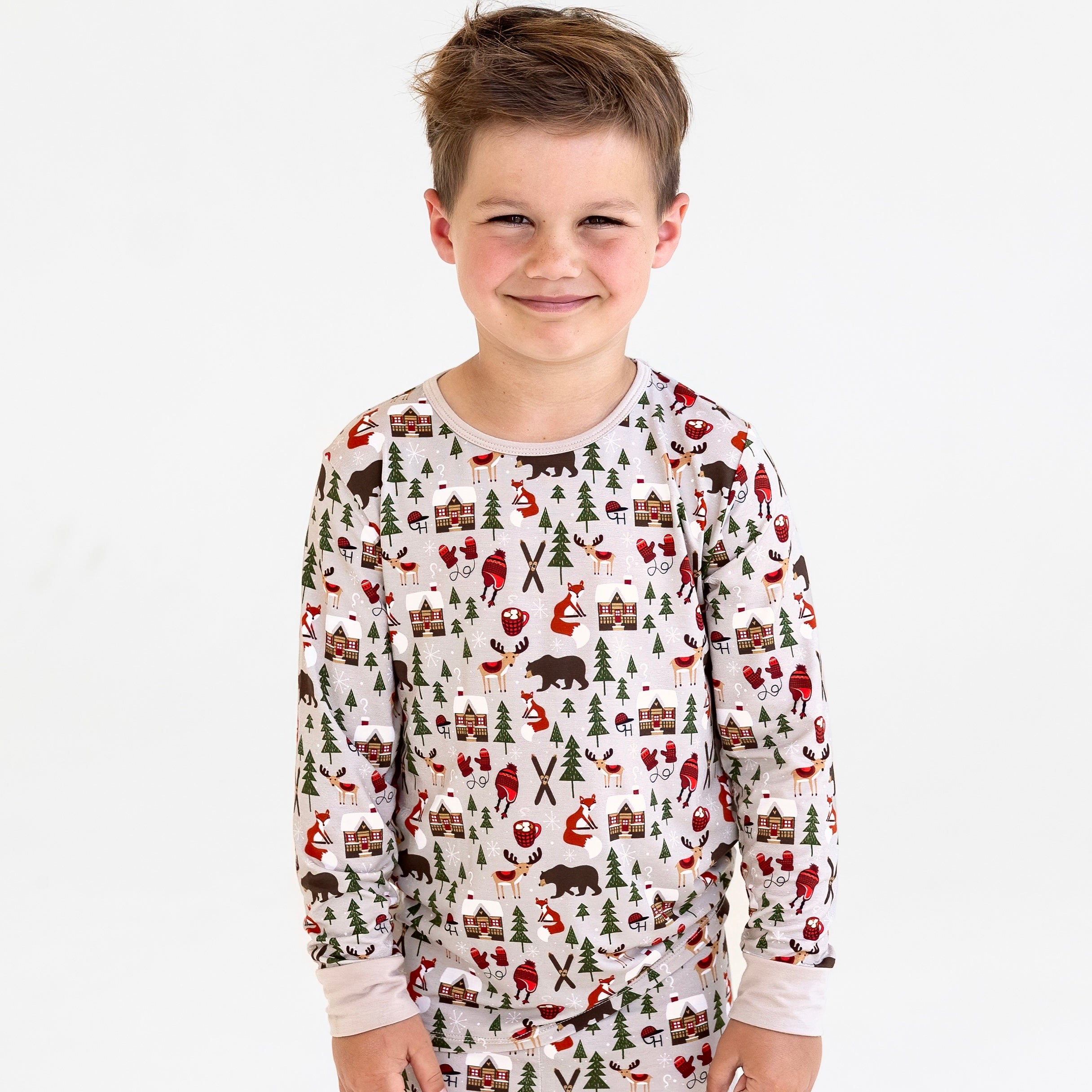 Holiday Bamboo Long Sleeve Pajamas