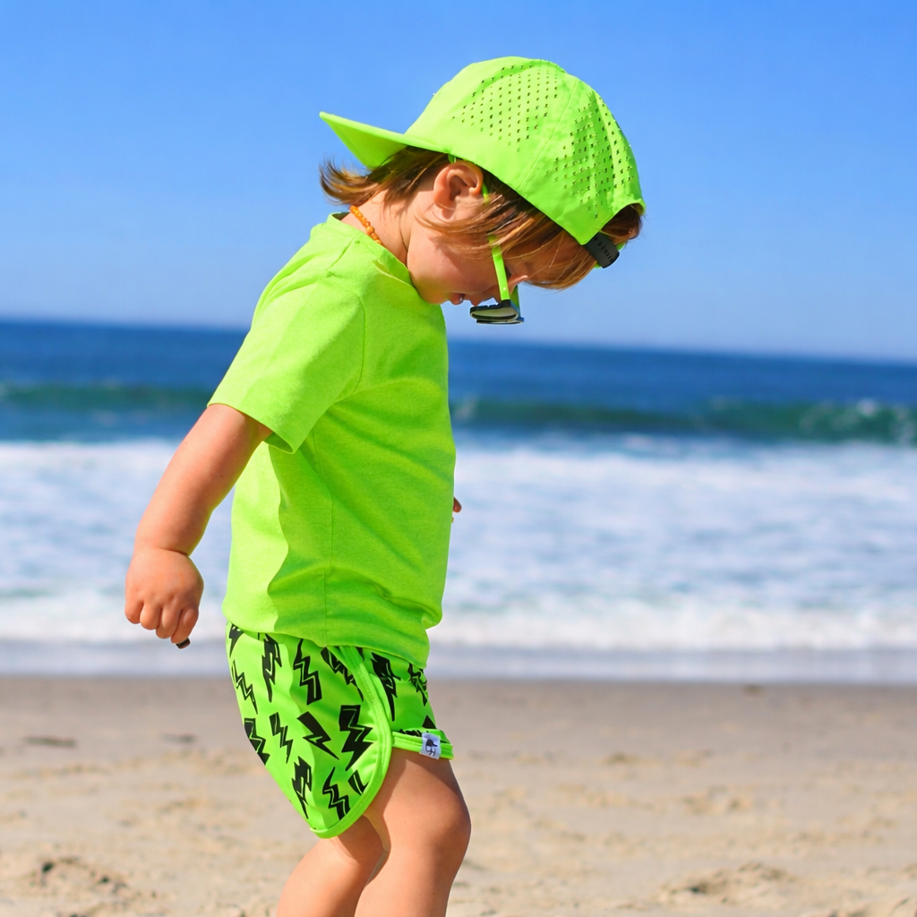 Neon Spotfast™ Bolt Track Swim Shorts