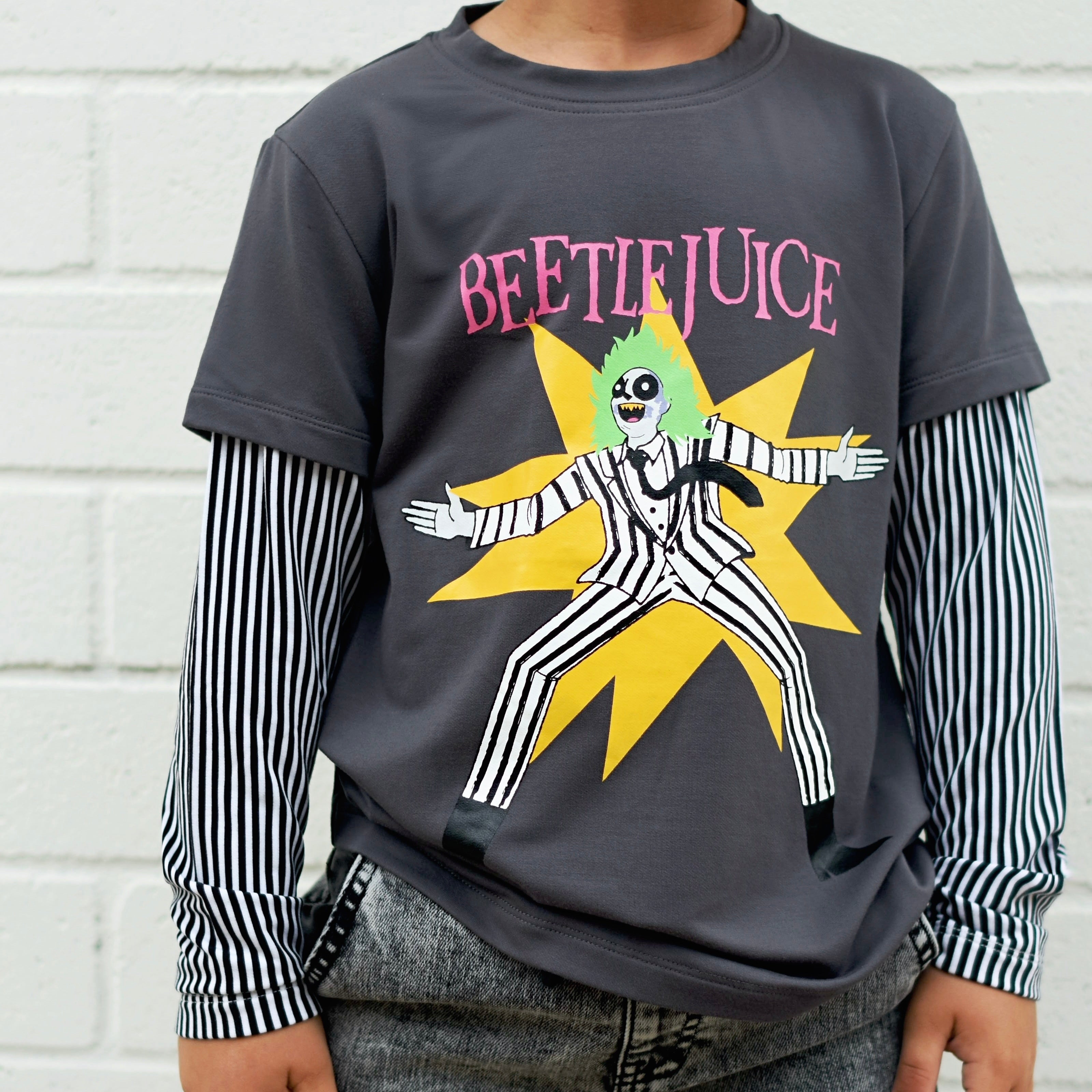 Beetlejuice Long Sleeve Bamboo Layered Tee