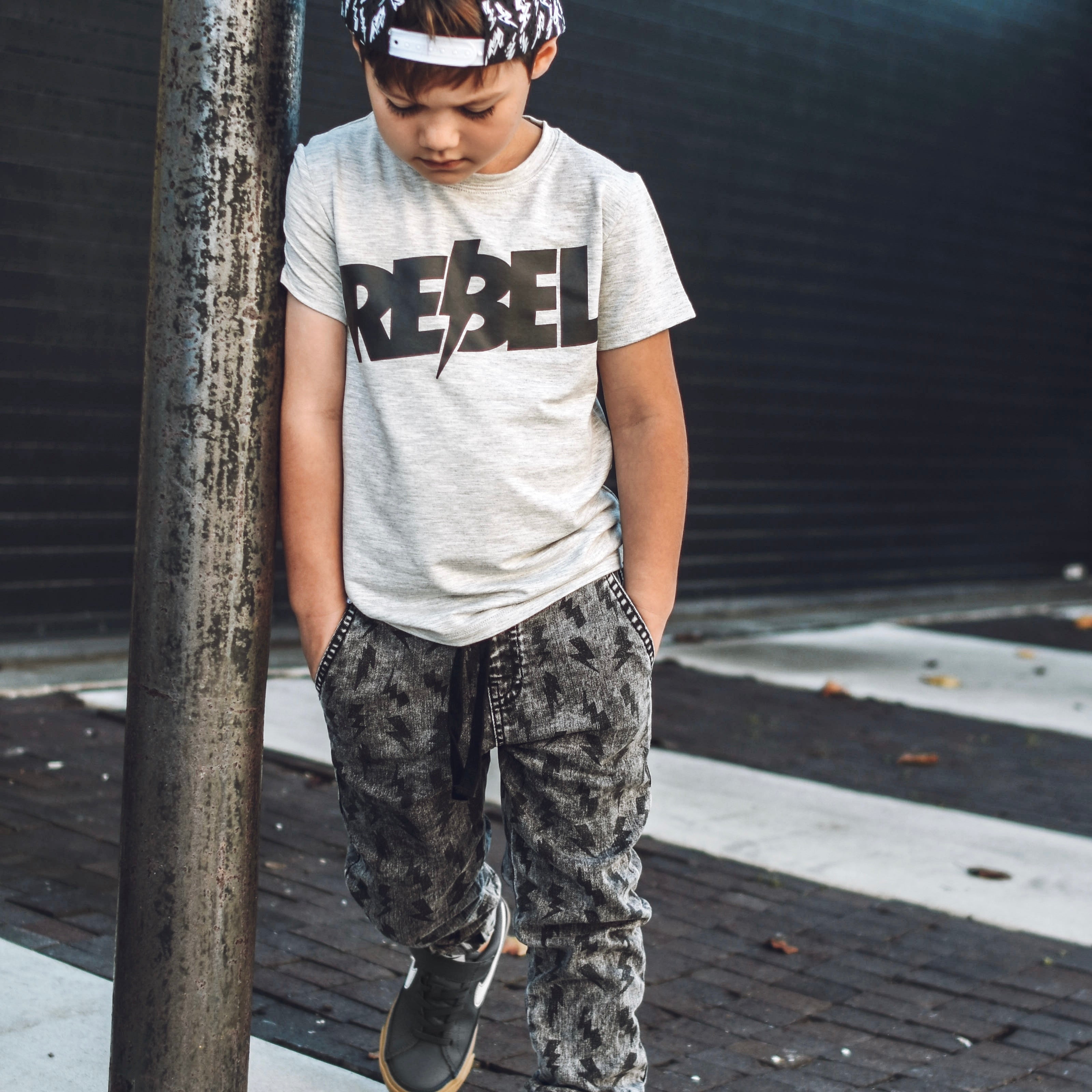 Bolt Denim Joggers