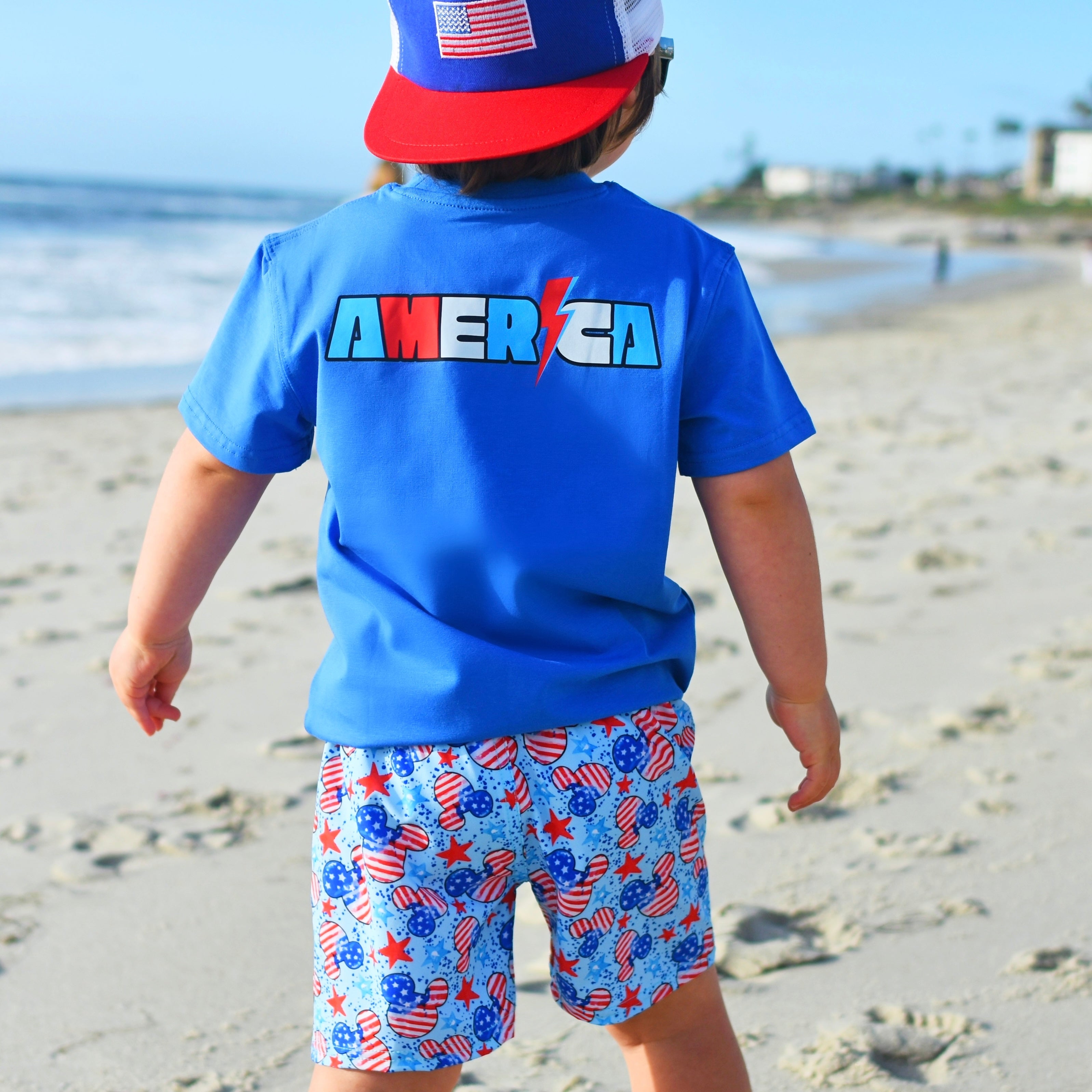 USA Mouse Hybrid Swim Shorts