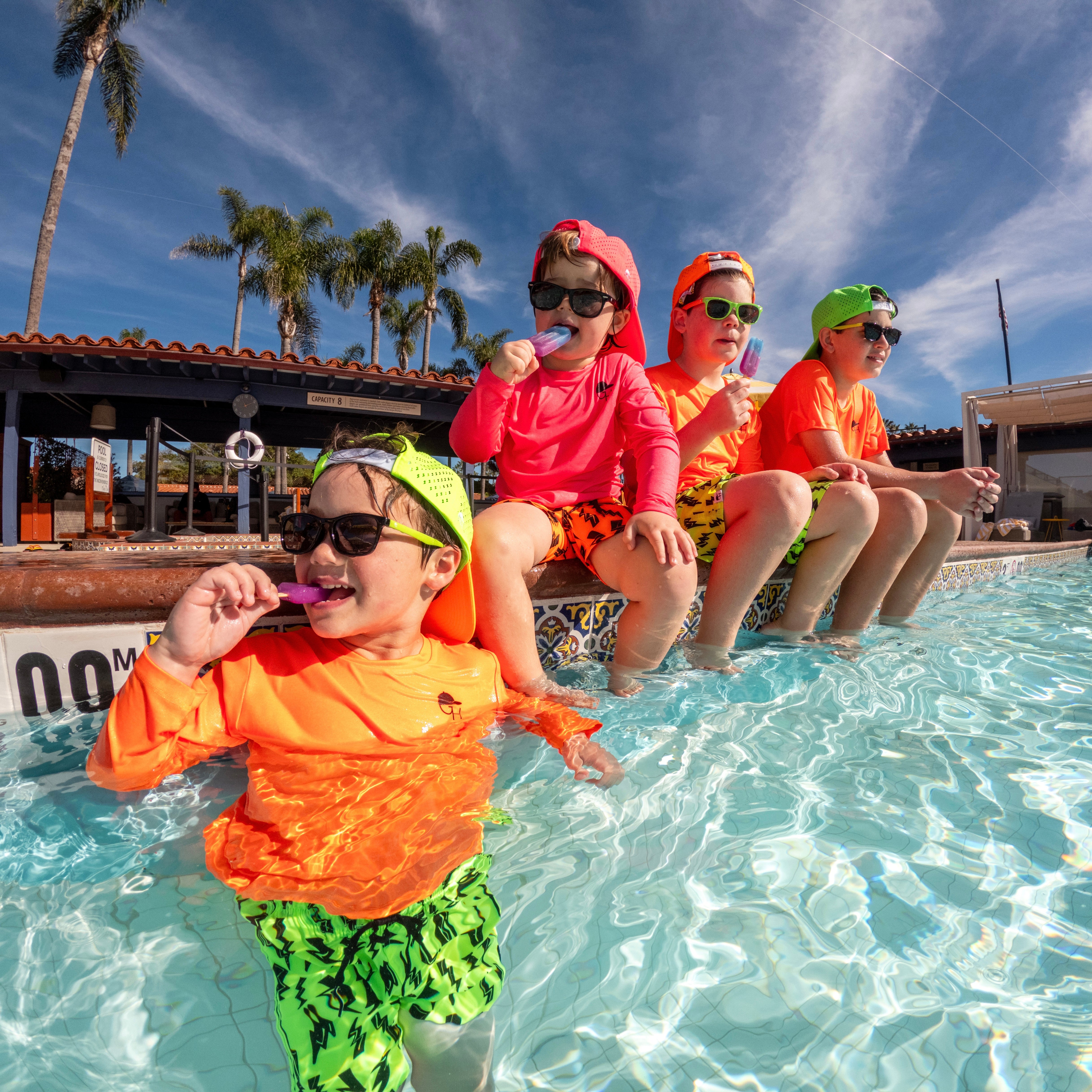 Neon Spotfast™ Sun Protection LS Swim Shirt