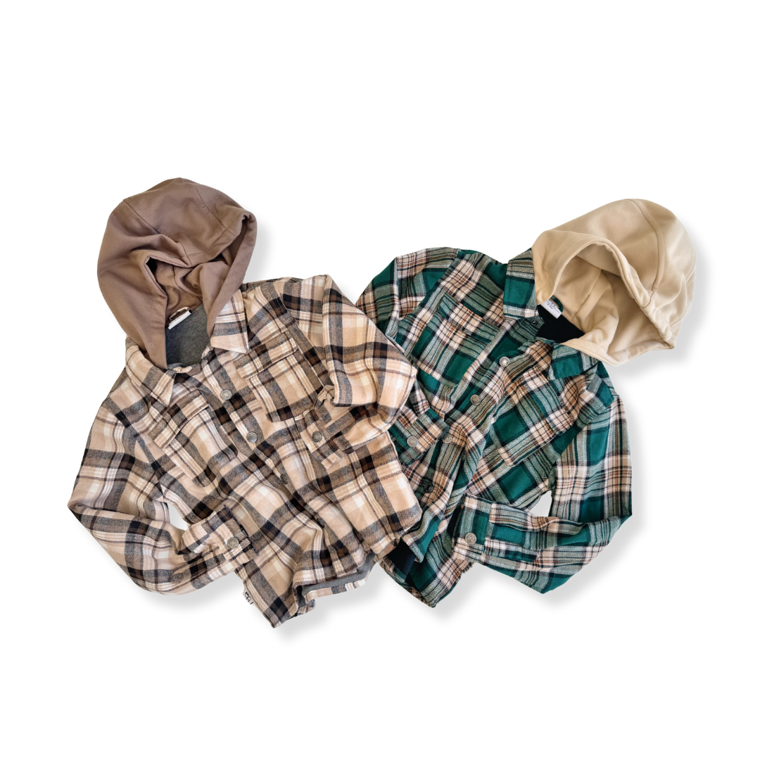 Hooded Double Lined Flannel
