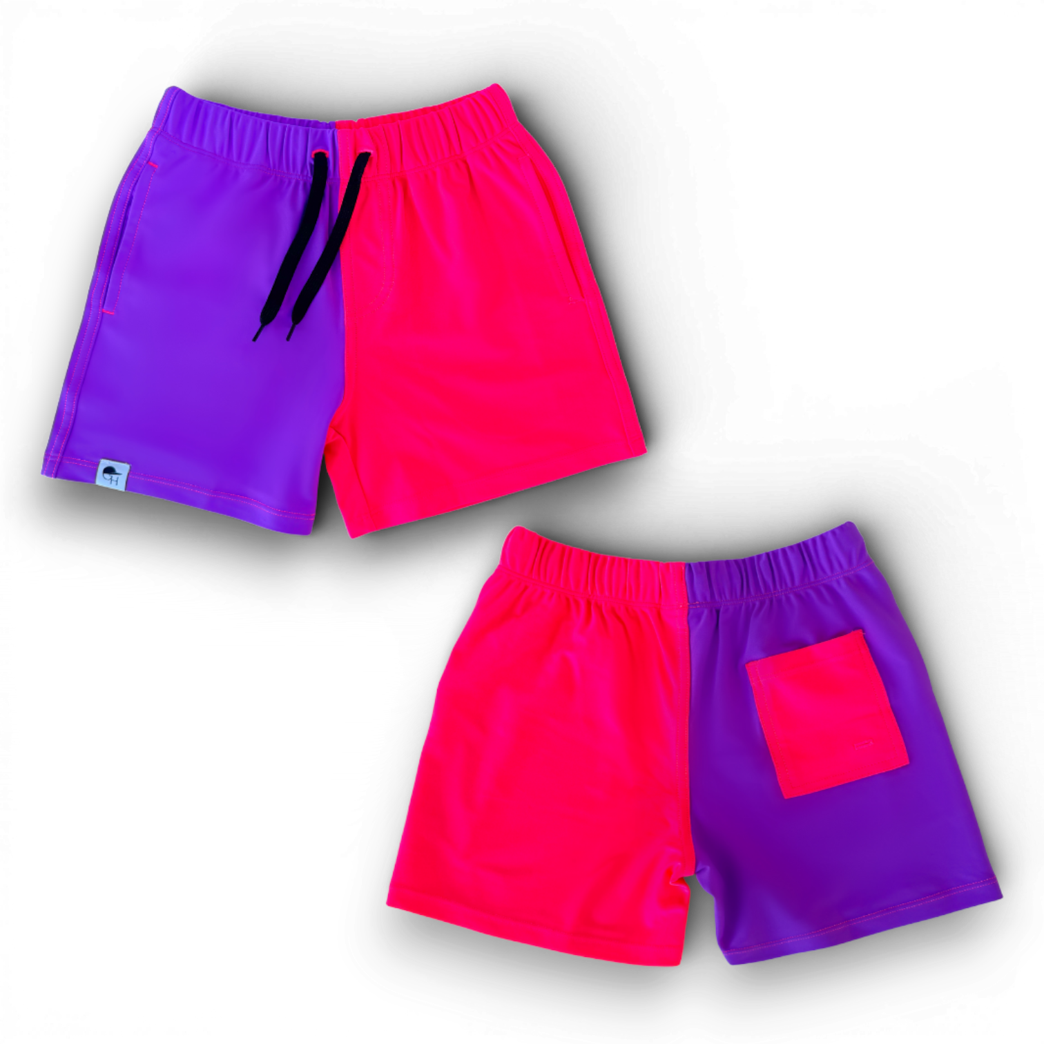 Neon Spotfast™ Color Block Fusion Swim Shorts